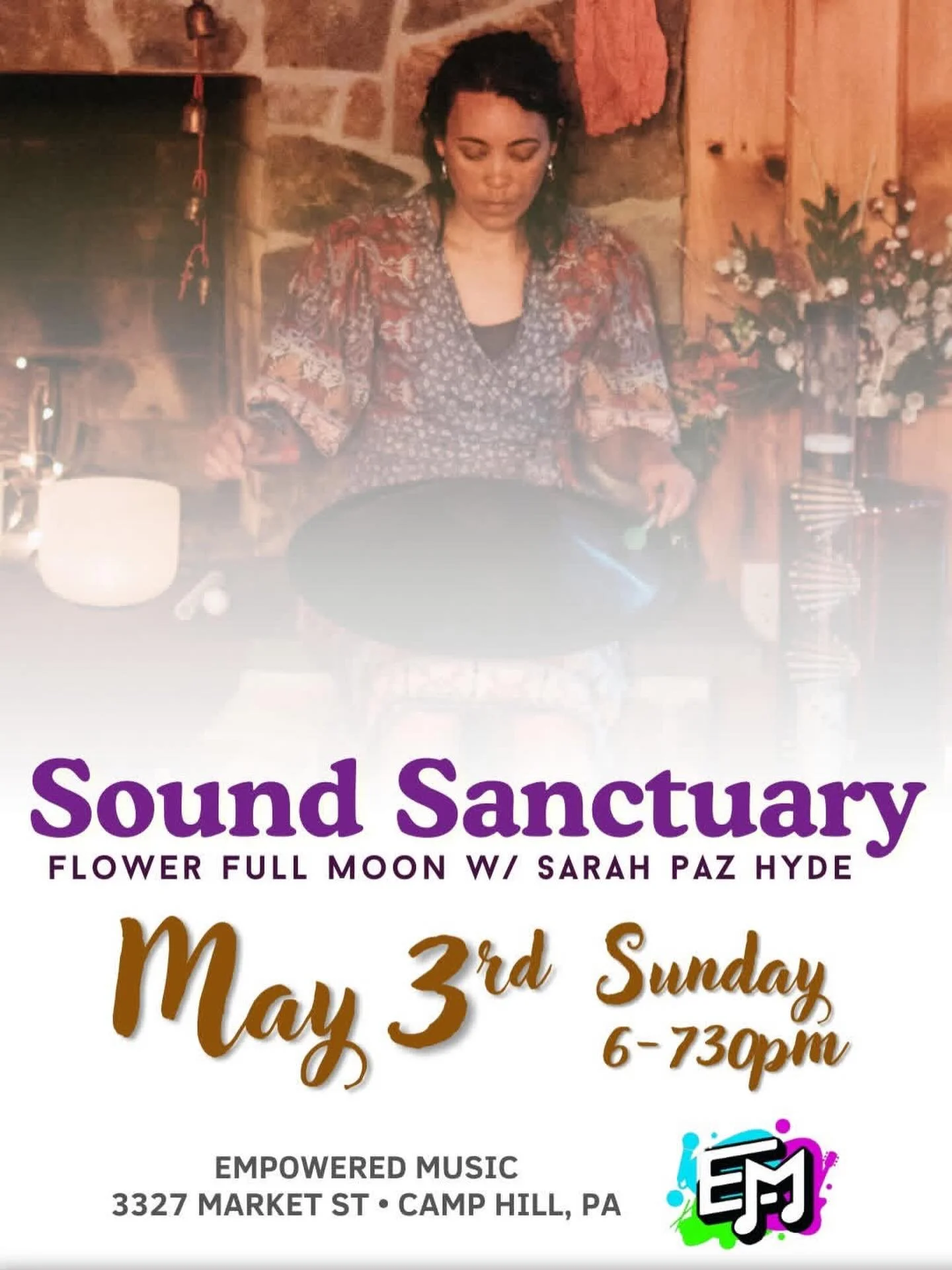 Taylor was right, you need to calm down. Drop in for the Sound Sanctuary on Sunday, May 3rd with the incomparable @sarah.paz.hyde for the relaxation of a lifetime. Bring your sleepover supplies and let the sound take you on a journey ✨