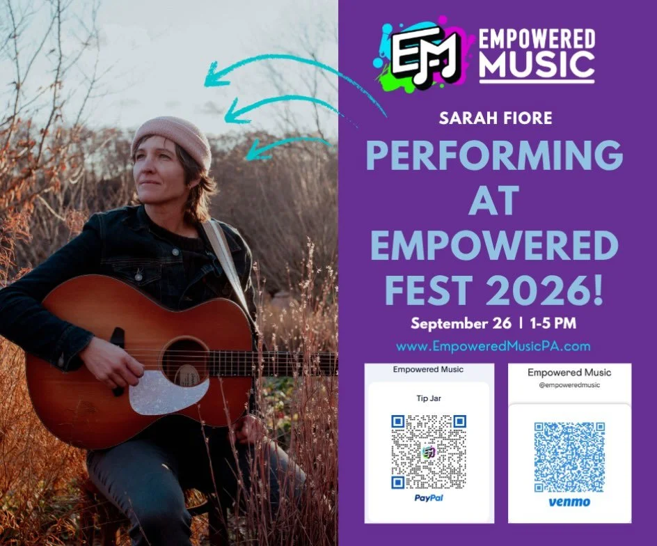 A warm welcome to @sarahbethfiore 🤩 A first-timer to the Empowered Fest Featured Artist lineup 🙌🏼 But certainly not a first-timer on the music scene. Sarah is an award-winning singer/songwriter, instrumentalist, and producer. Most recently awarded