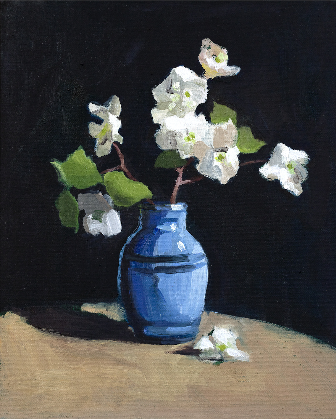 Jamaica White, 2026. Oil on linen board