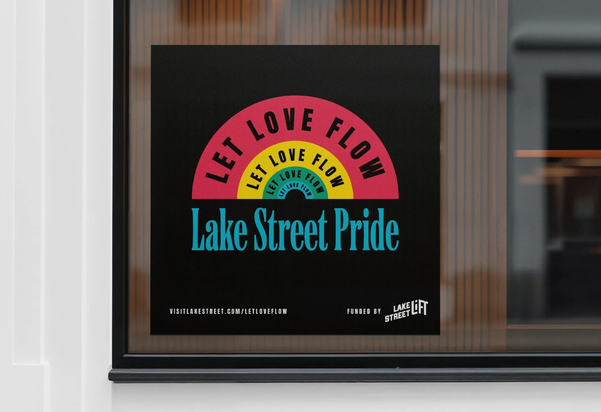 Sidewalk swag welcomes neighbors and visitors to engage with local businesses