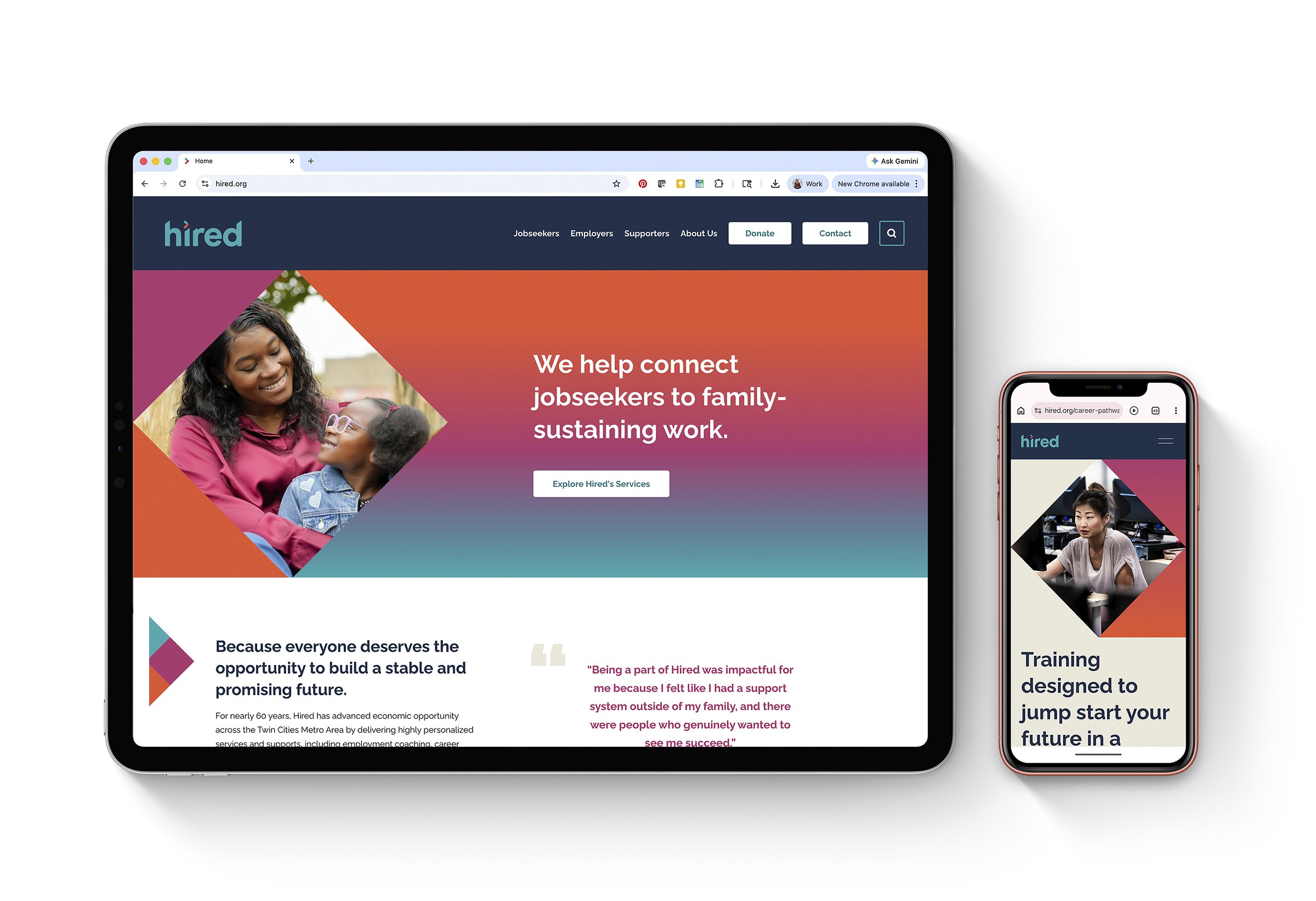 a web experience that prioritizes participants