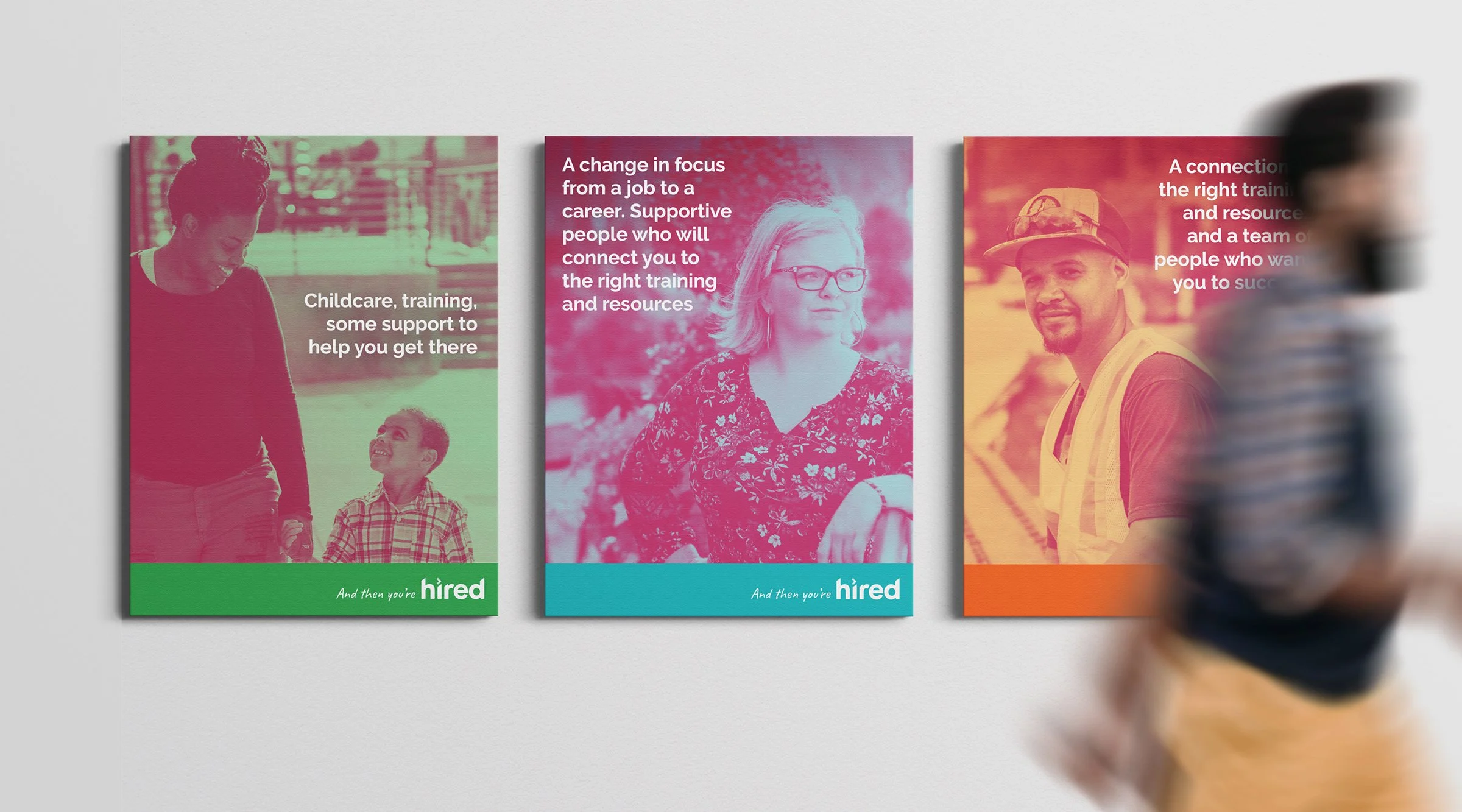 environmental graphics that exude "all are welcome"