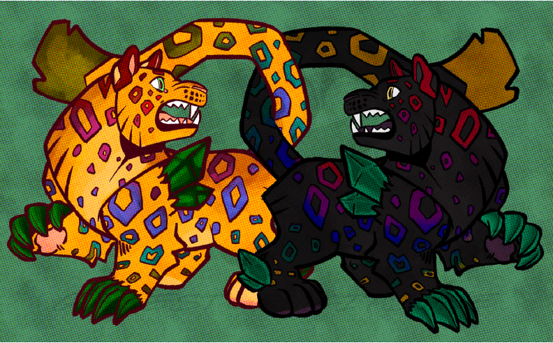 Twin Jaguar Alebrijes.png