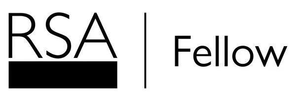 RSA Fellow logo with black underline and the word 'Fellow' next to it.