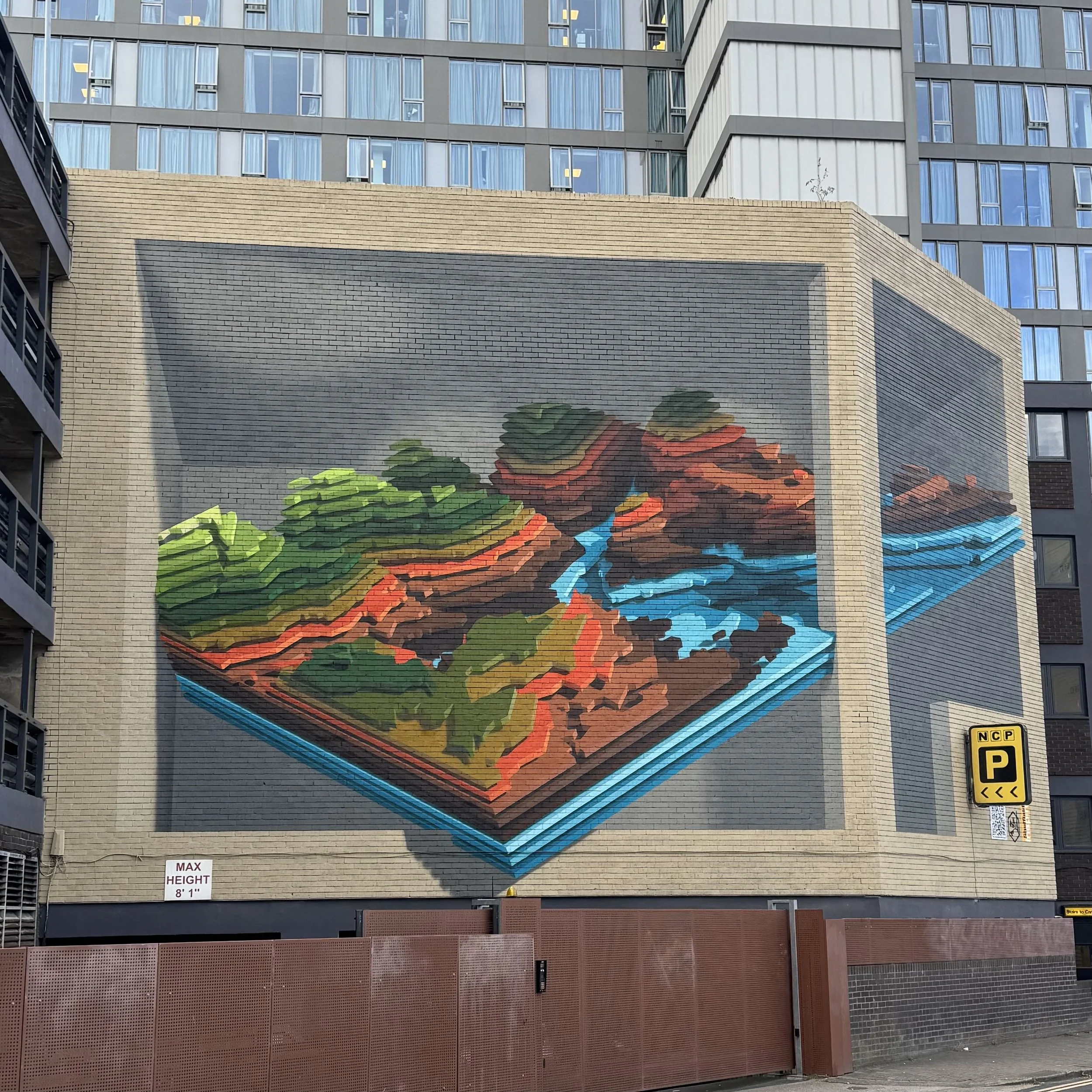 'Hills' by Rob Lee (jointly shortlisted as 'Rivers and Hills with INSA) - Wellington Street
