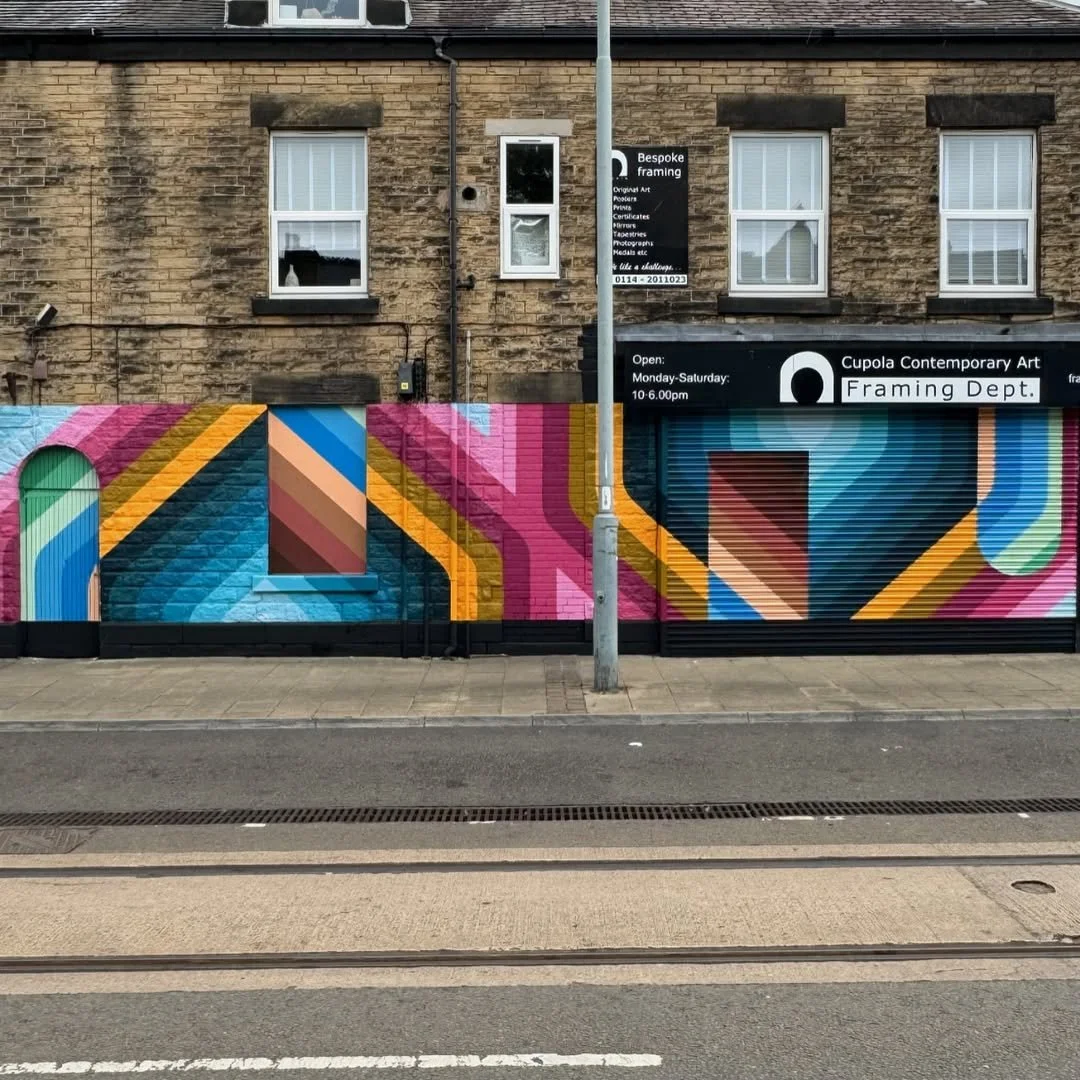 Cupola Art Gallery Shutters by Rob Lee - Middlewood Road