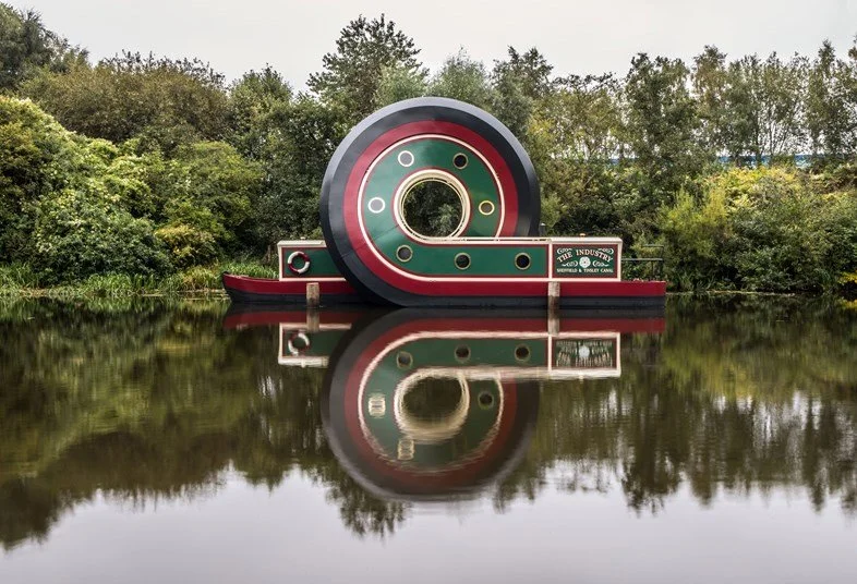 'The Industry' by Alex Chinneck - Sheffield and Tinsley Canal