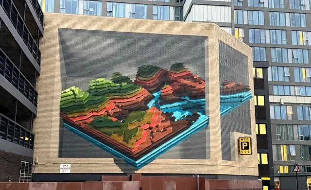 'Hills' by Rob Lee (jointly shortlisted as 'Rivers and Hills with INSA) - Wellington Street