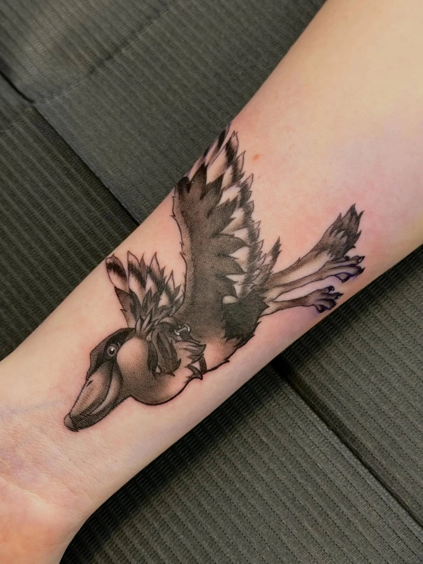This Loftwing was super fun! What character from Zelda would you get? 🧐😯 

I&rsquo;m so lucky to be able to tattoo all these cool video game and anime characters all the time! Love my job. 

#tattoo #tattooartist #zeldaskywardsword #loftwing #zelda
