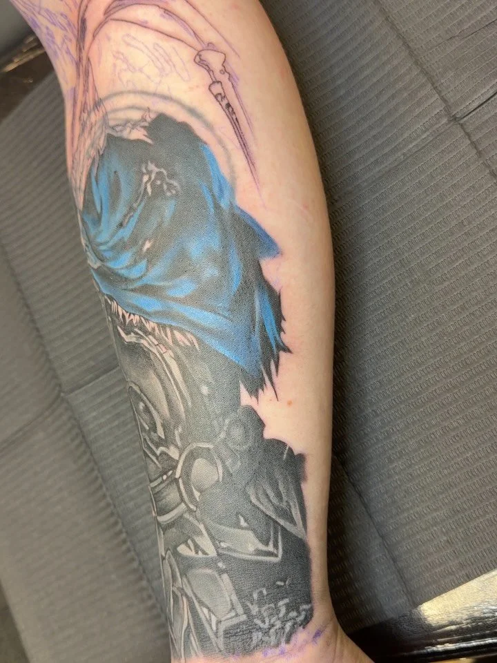 Thank you so much for believing in me to bring this Artorias tattoo to life bro I had a great time today!!