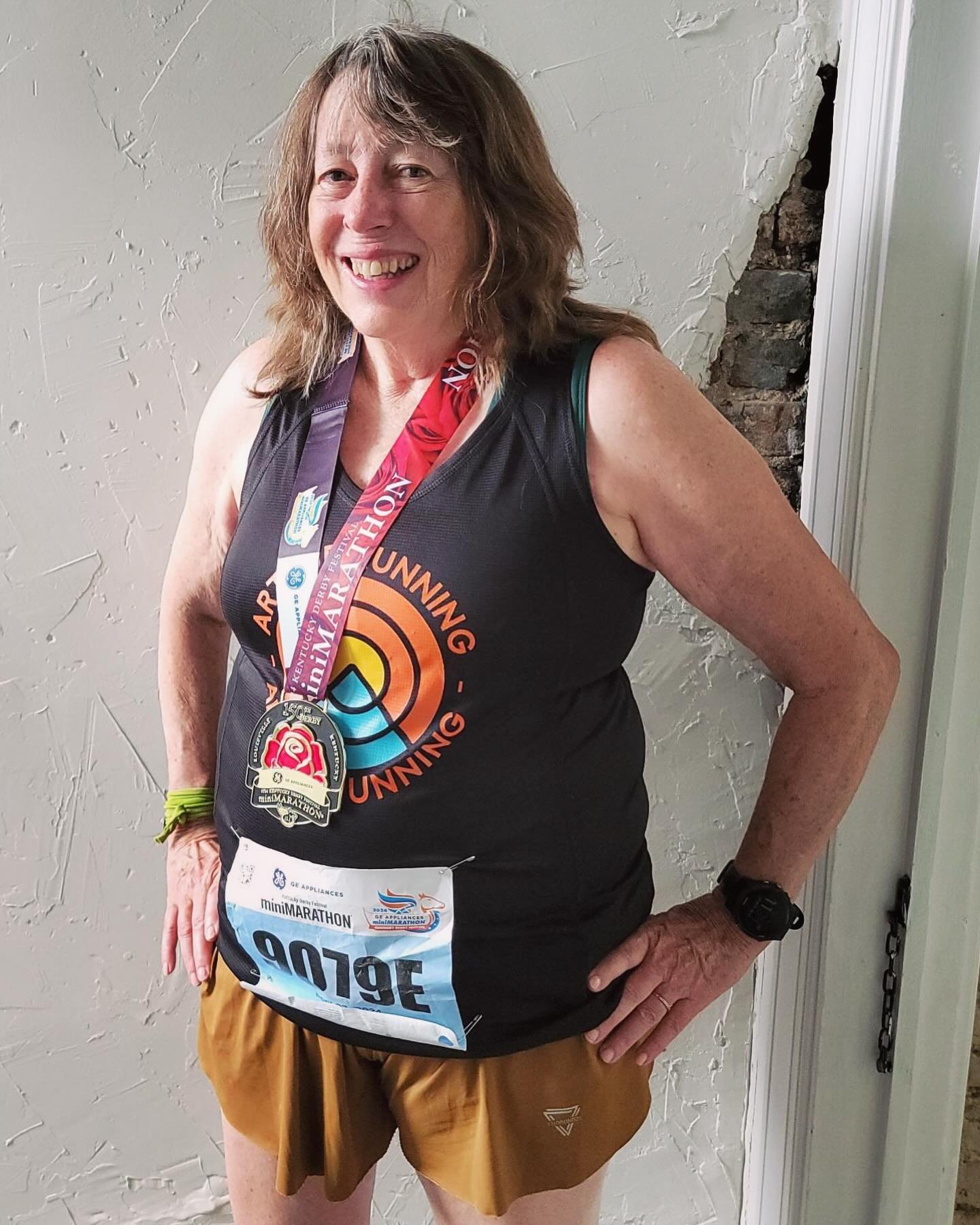 Happy Medal Monday! We&rsquo;re sending kudos and love to @saabsong, who ran the @kyderbyfestival miniMarathon (aka half marathon) this weekend! 🧡🏅🧡 

Melody works diligently and consistently in training, and she pushes for her very best in races!