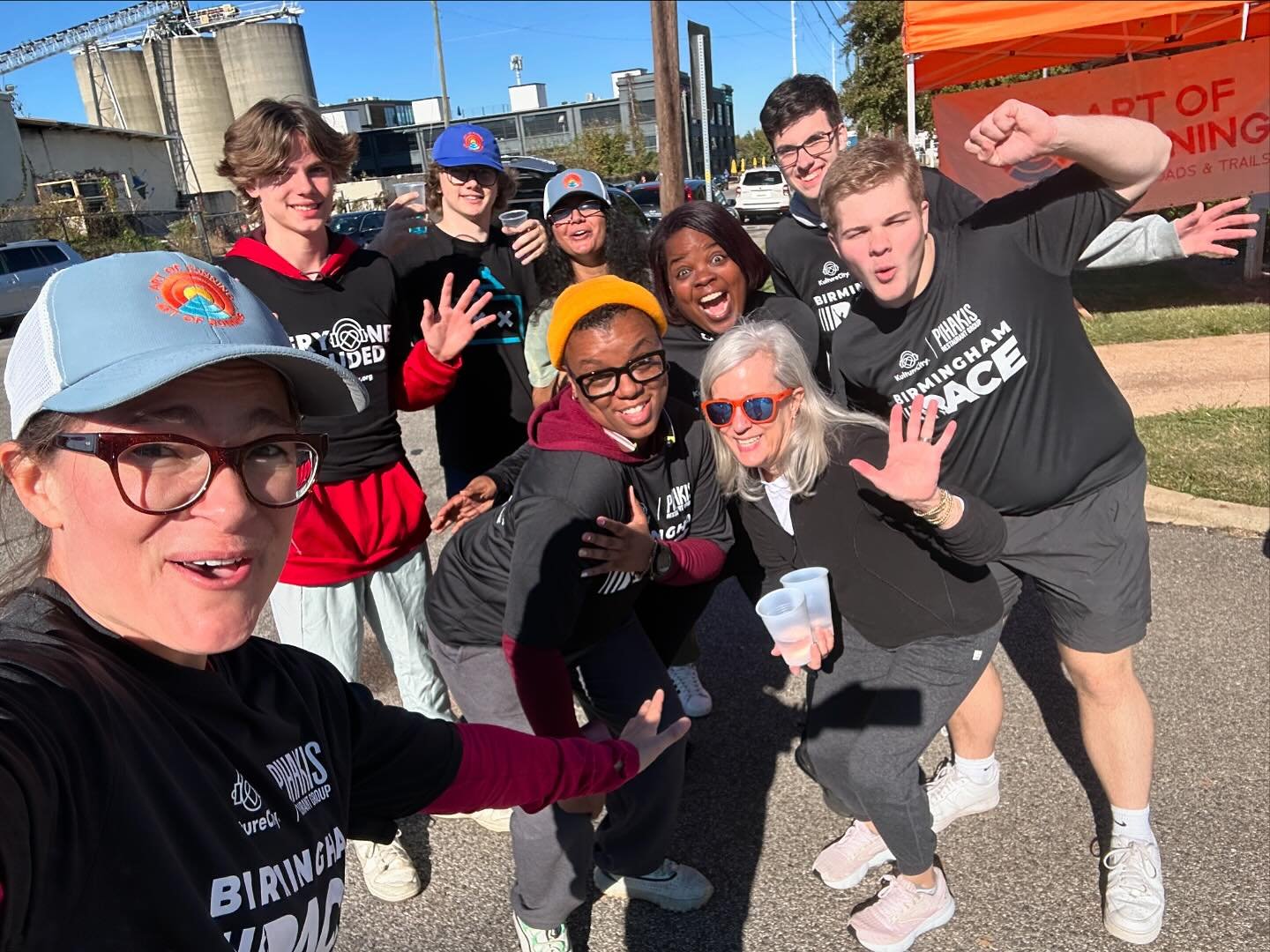 ART aid station at the inaugural Birmingham Race for Inclusion! Thank you, @kulturecity and @birminghamrace4inclusion, for creating the best day on the streets of Birmingham! We loved seeing so many runners out there finding joy in movement! Congrats