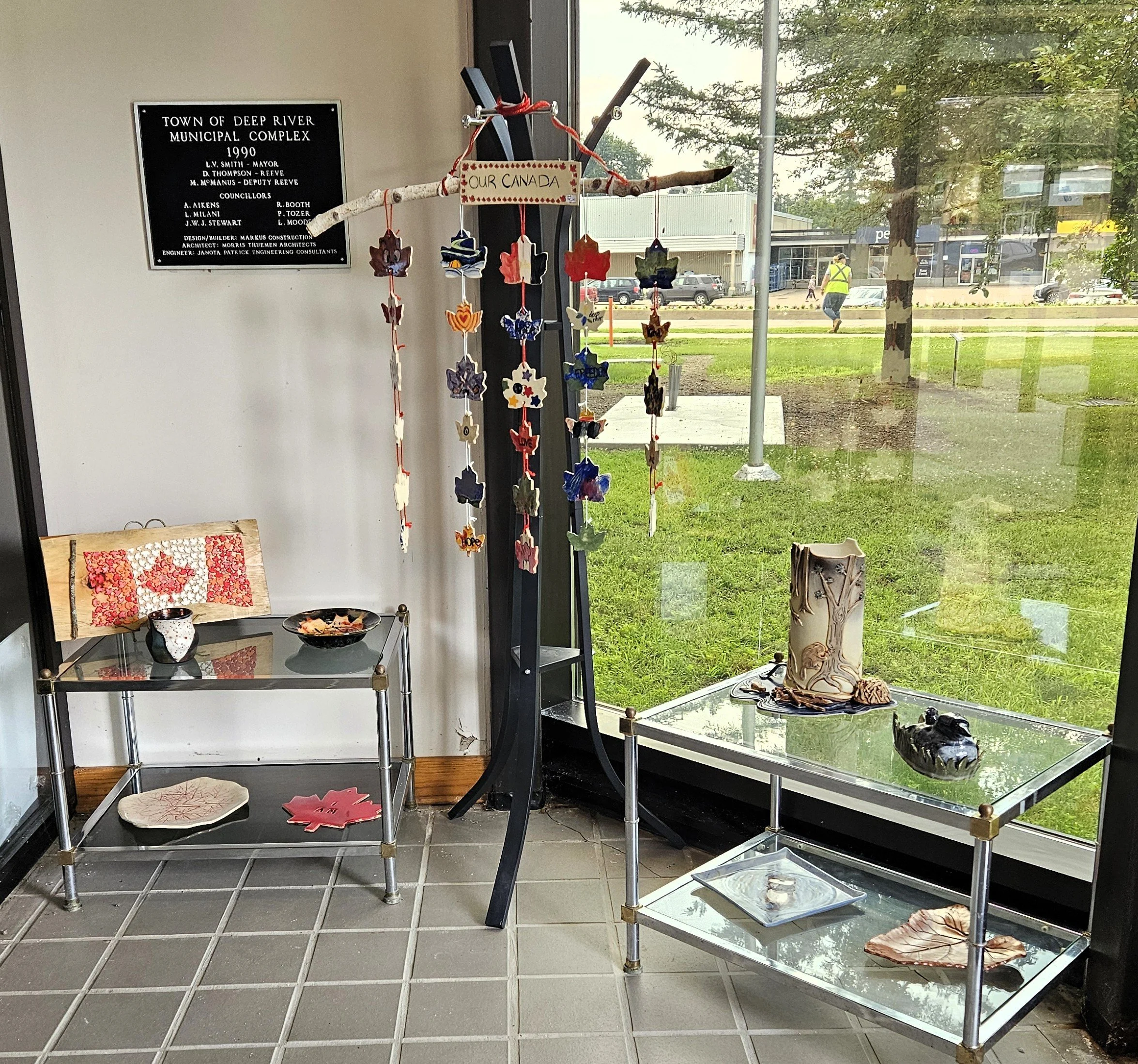 Canada Eh! pieces at Town Hall