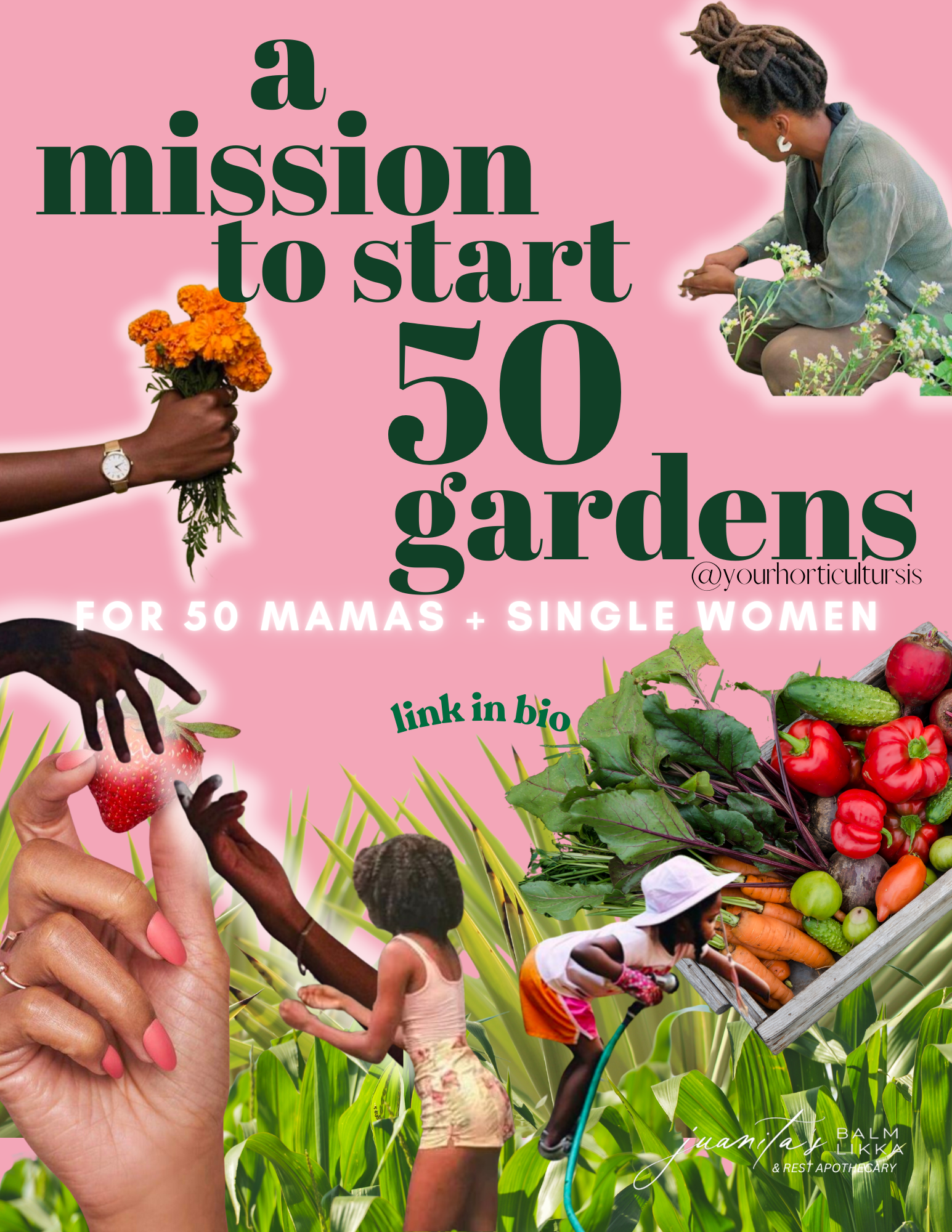 a mission: 50 Gardens