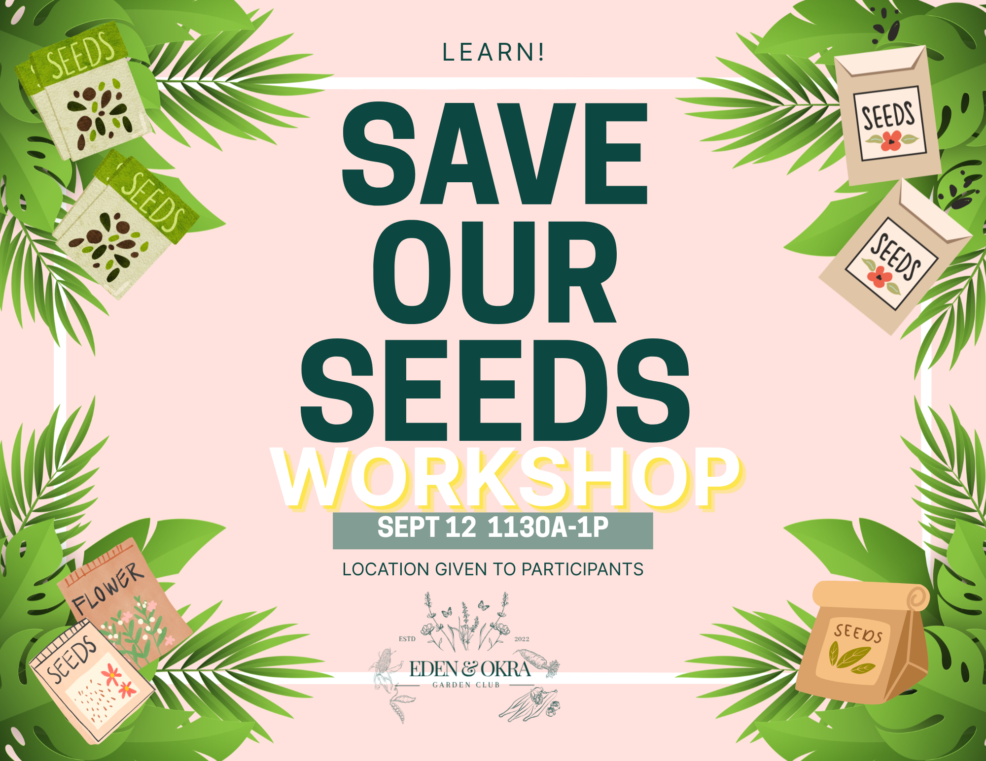 Seed Saving Workshop