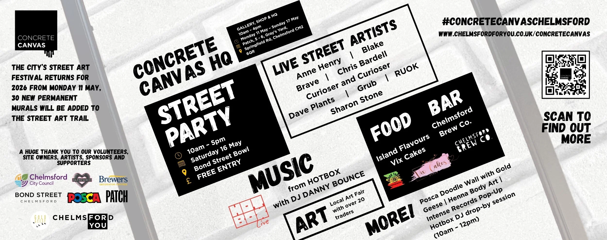 concrete canvas street party info