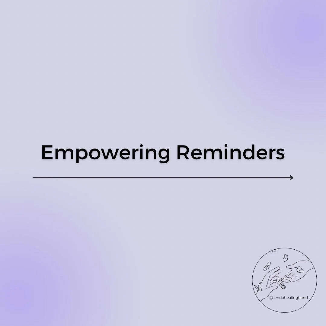 Reminders for the days when you need a little extra empowerment&hellip; 🗣️

Schedule a FREE discovery session with me to learn how I can help empower you to tap into your potential and become the you that YOU want to be! 🦋

Check out the Discovery 