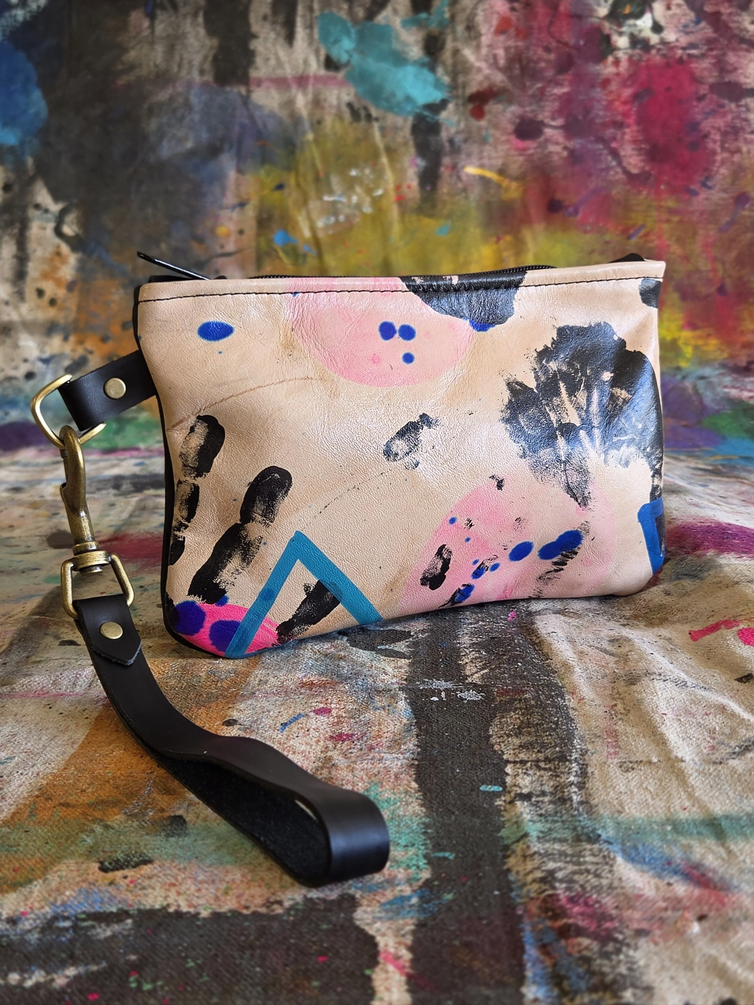 Small Art Wristlet #6