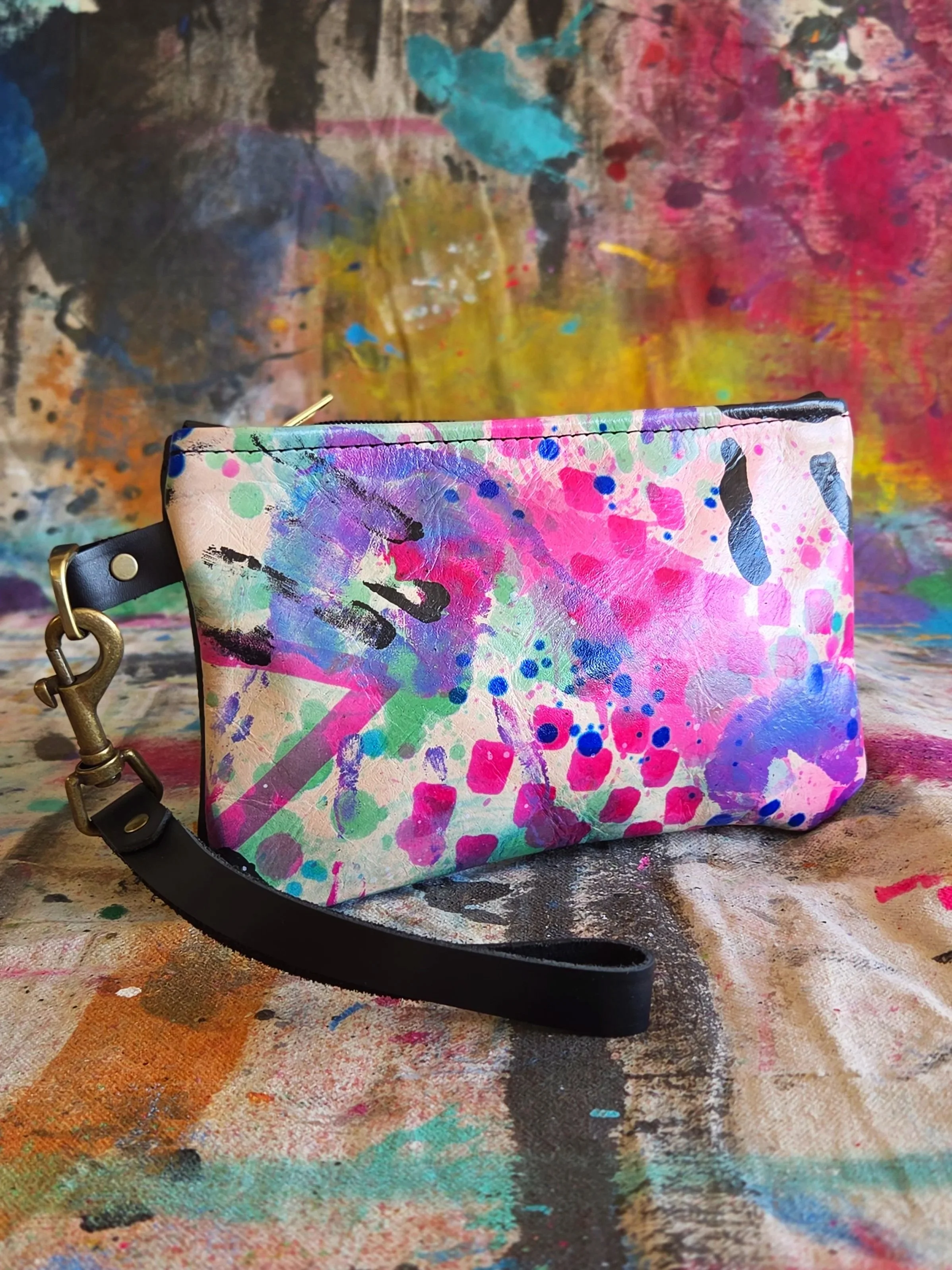 Small Art Wristlet #5