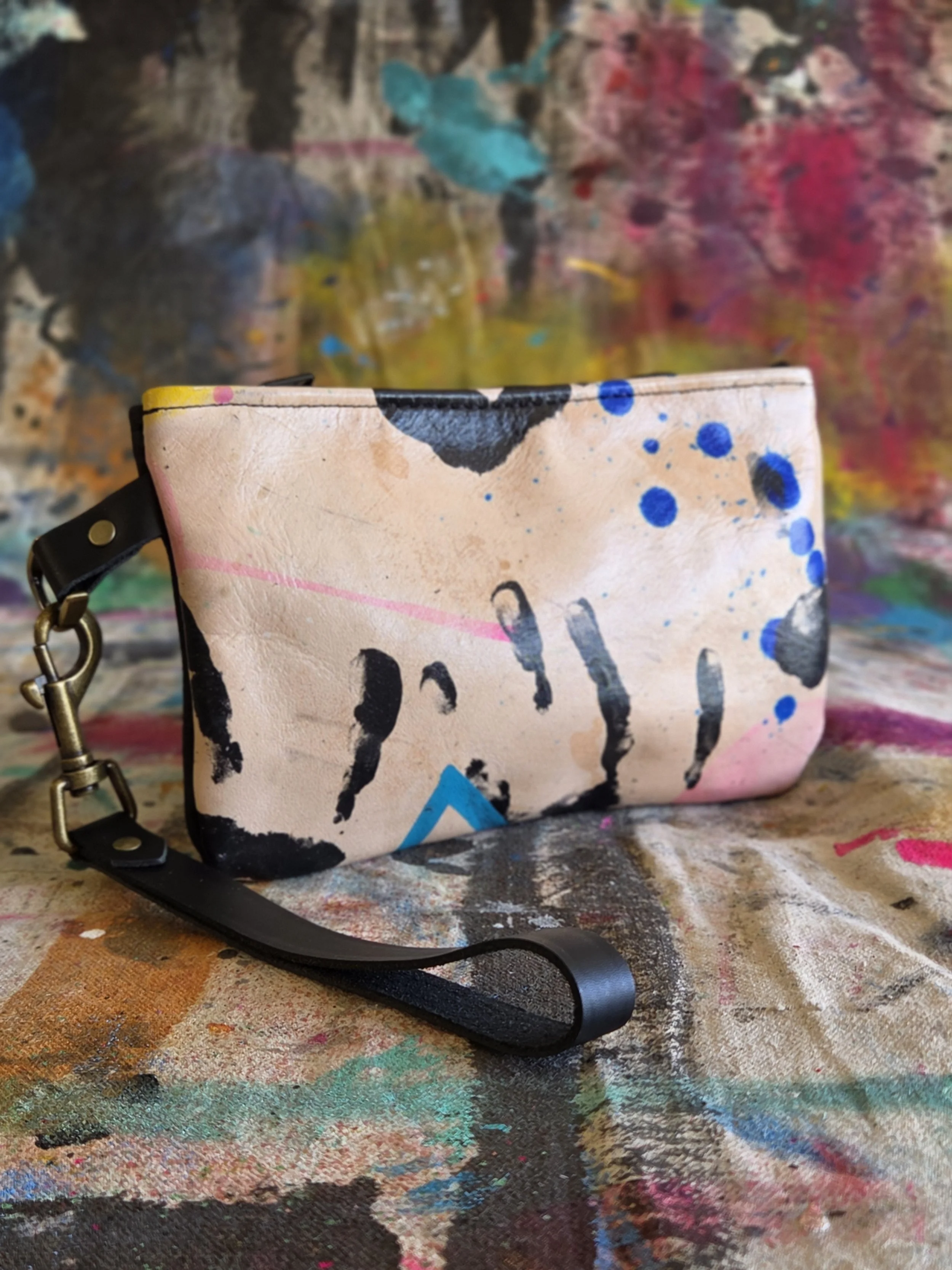 Small Art Wristlet #8