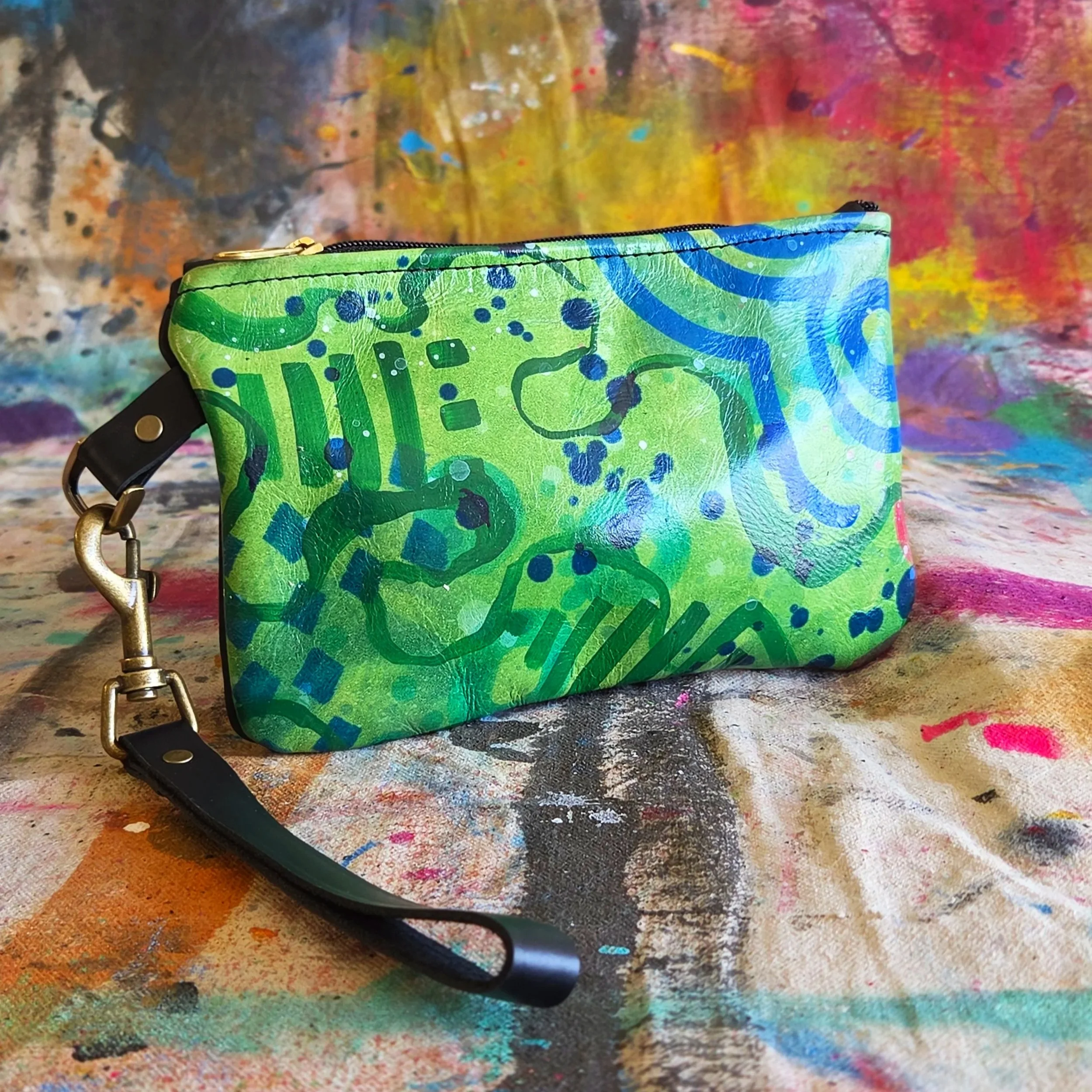 Small Art Wristlet #3
