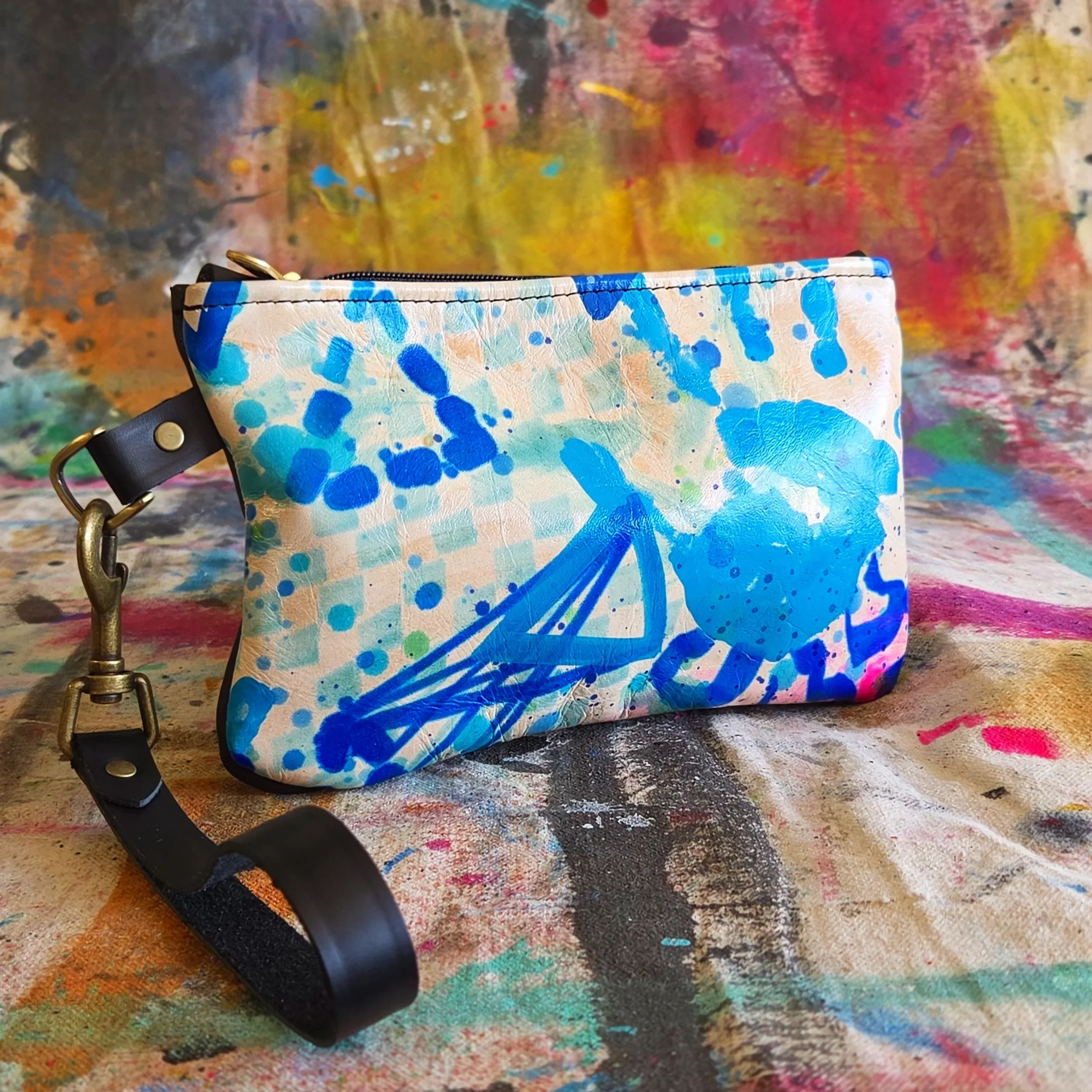 Small Art Wristlet #10