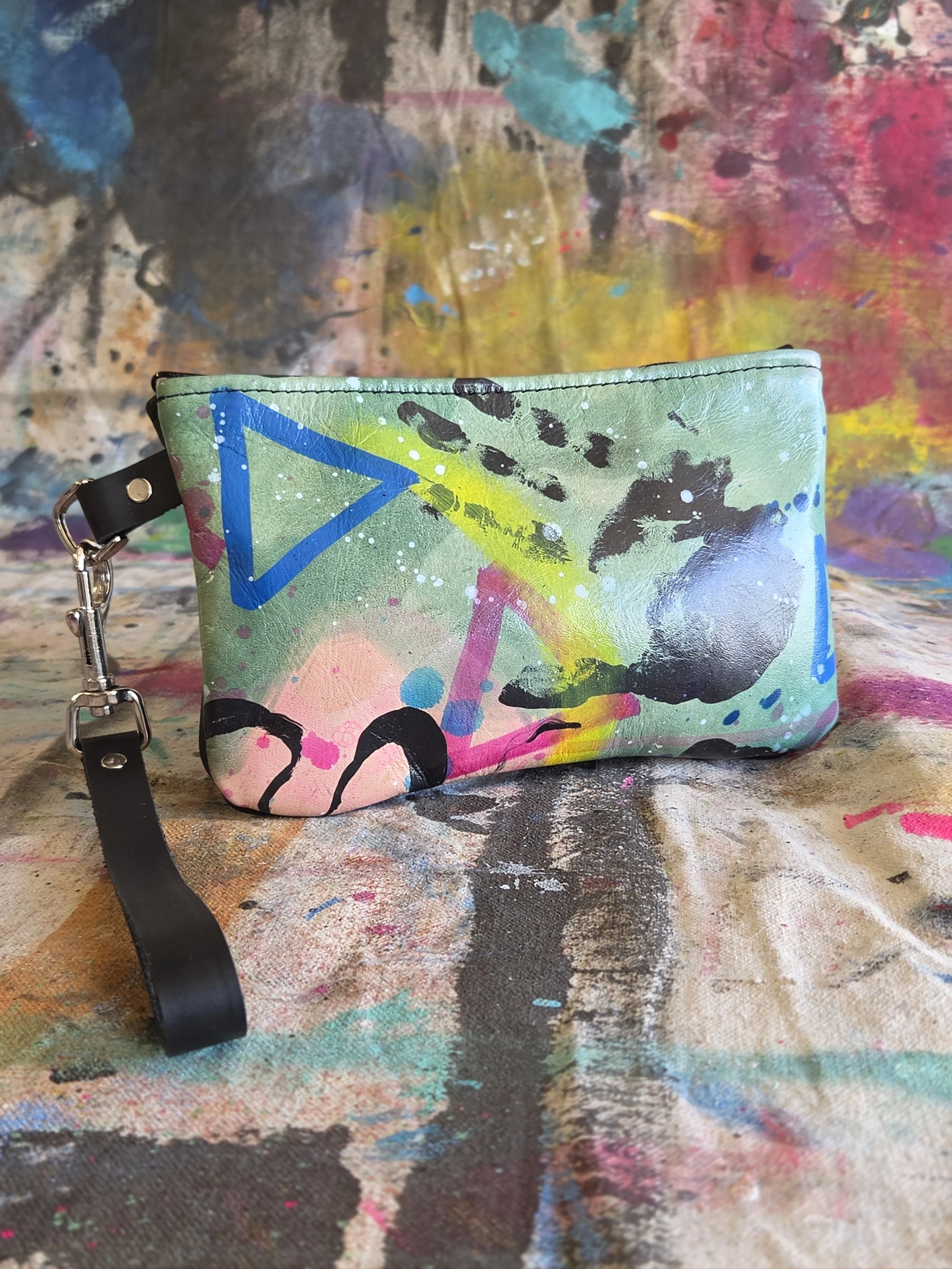 Small Art Wristlet #1
