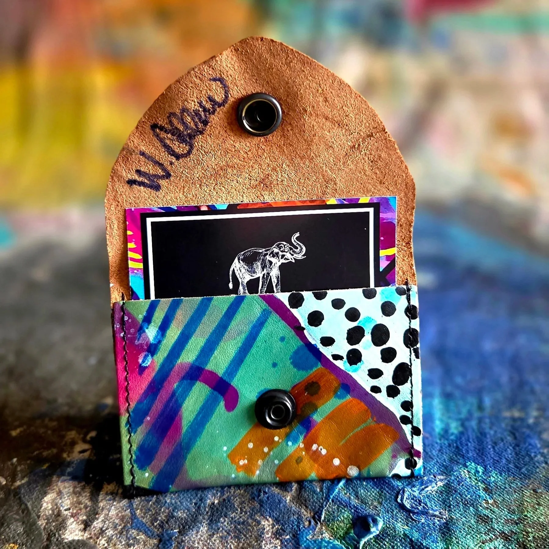 Art Pocket #2- Credit Card Holder
