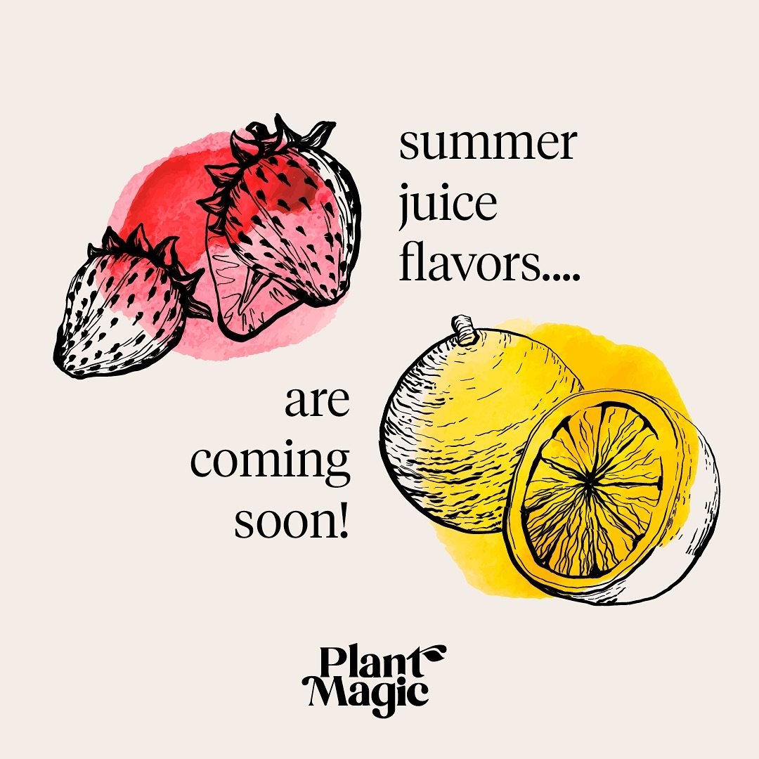 Exciting news: Our Summer Juice line launches on June 20th! ✨ Keep an eye out for exclusive sneak peeks of the vibrant new flavors we have in store for you.

Which means&hellip; last chance to savor our Spring Juices!
Don&rsquo;t miss out&mdash;grab 