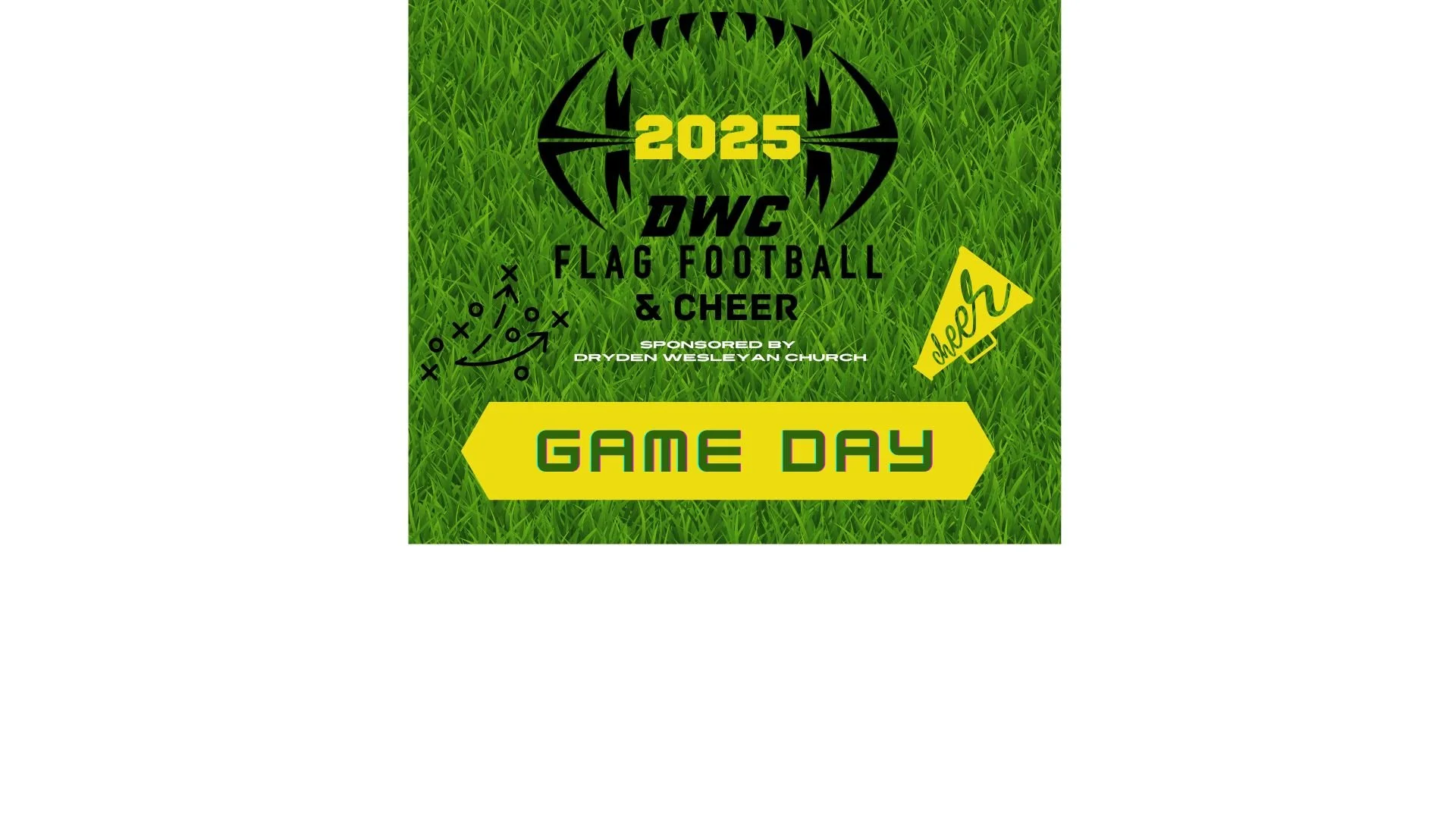 Flag Football & Cheer Week 1 Games