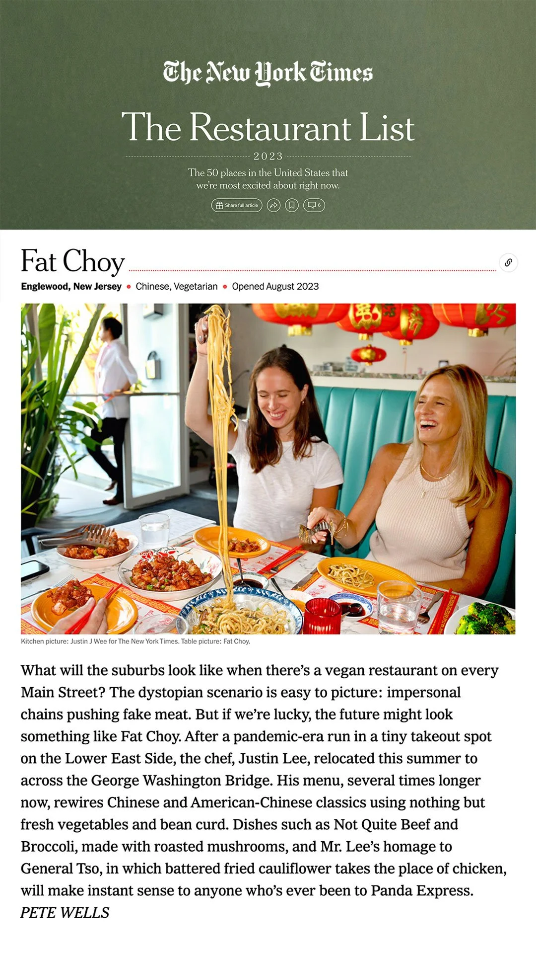 Fat Choy now in Englewood, NJ. Kind of Chinese Also Vegan.