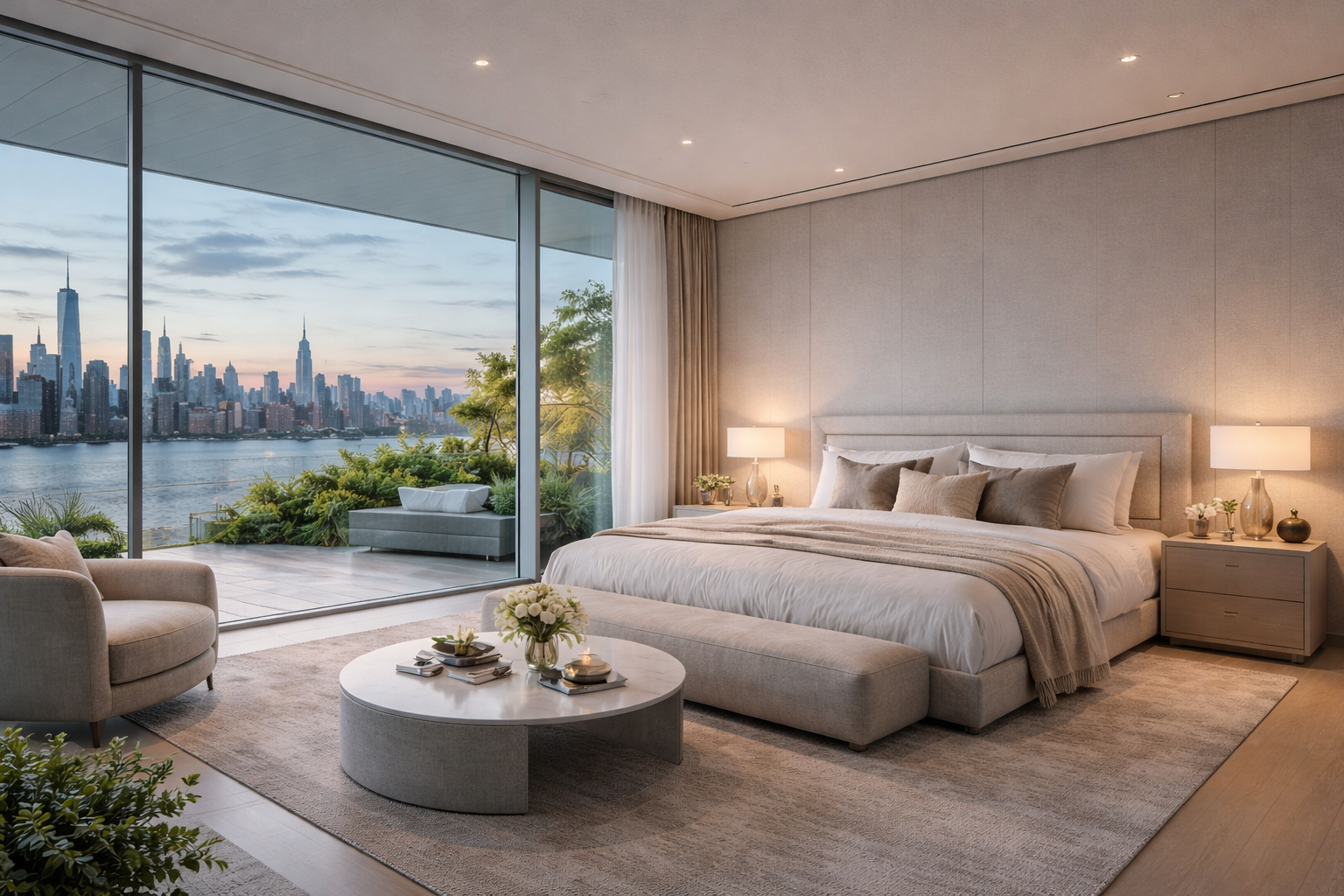 Brooklyn Navy yard bedroom render