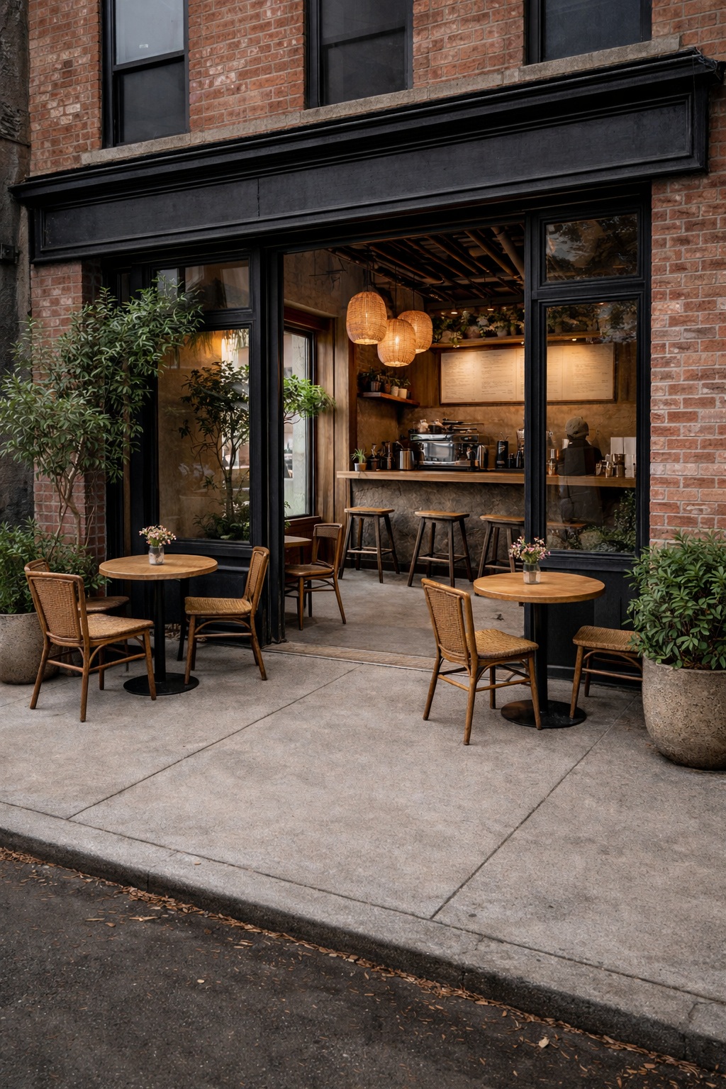 West Village Coffee shop storefront