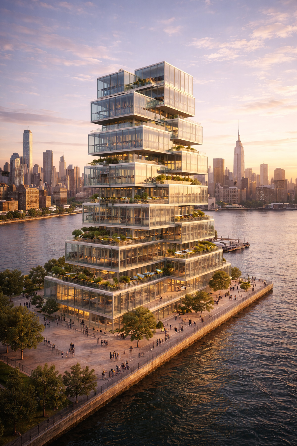 Brooklyn Navy yard building render