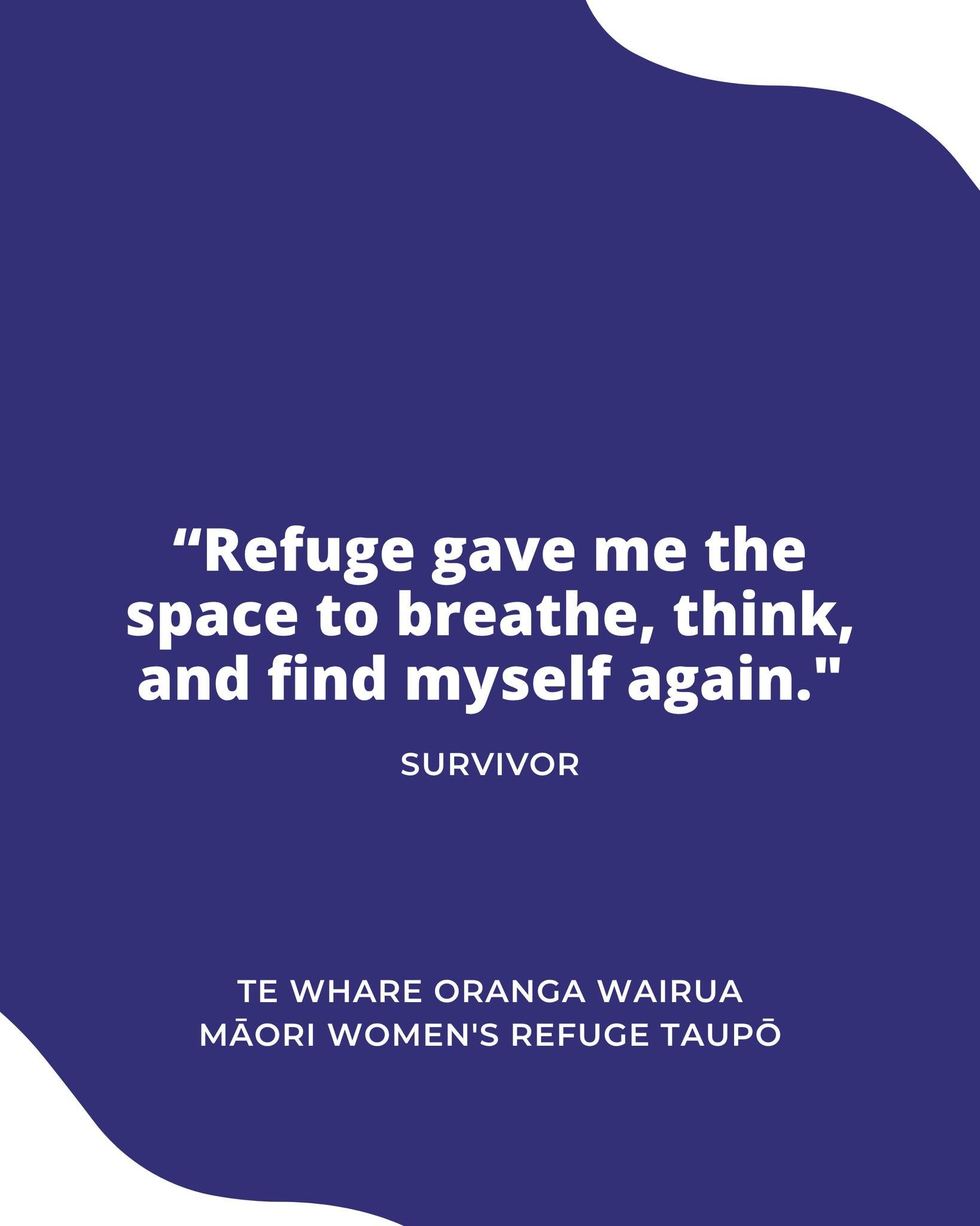 'Refuge gave me the space to breathe, think, and find myself again.'

It&rsquo;s okay to ask for help. We are available 24/7 to assist those in need. 
Free 24-hour Crisis Line: 0800 REFUGE (0800 733 843)