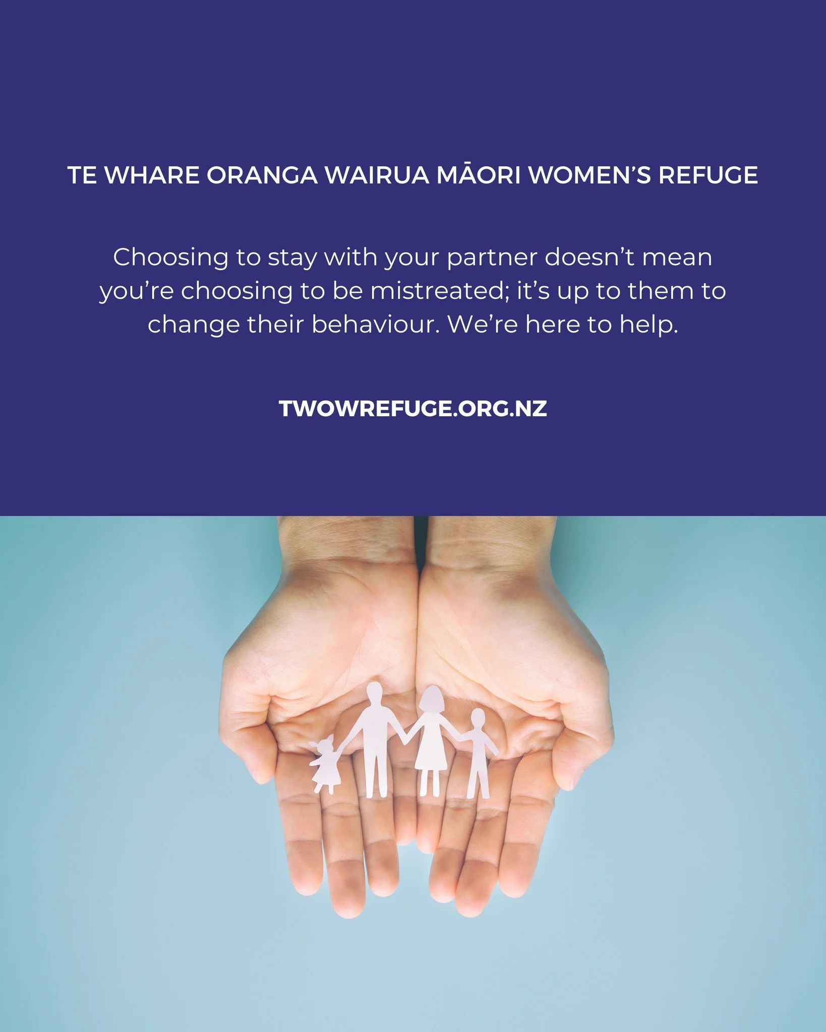 Staying in a relationship doesn&rsquo;t mean you&rsquo;ve chosen mistreatment. The responsibility lies with the person choosing harmful behaviour, not you. You deserve safety, respect, and aroha. 

Reach out today, we&rsquo;re here to help and suppor