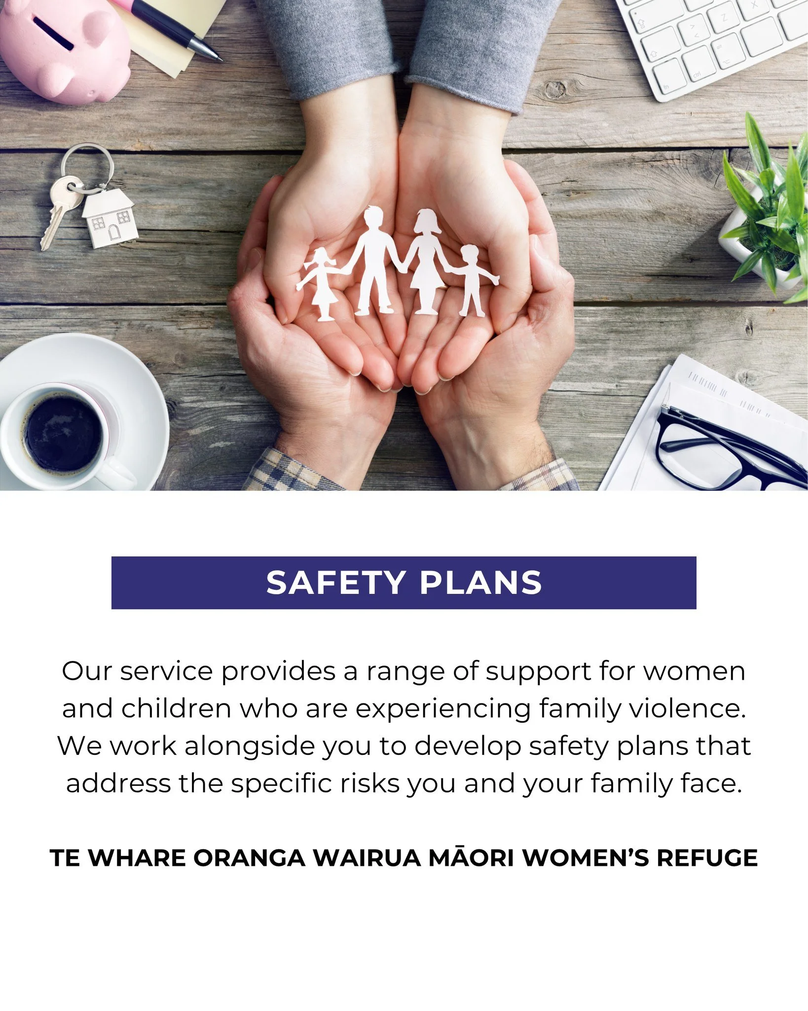 Our service provides a range of support for women and children who are experiencing family violence. We work alongside you to develop safety plans that address the specific risks you and your family face.