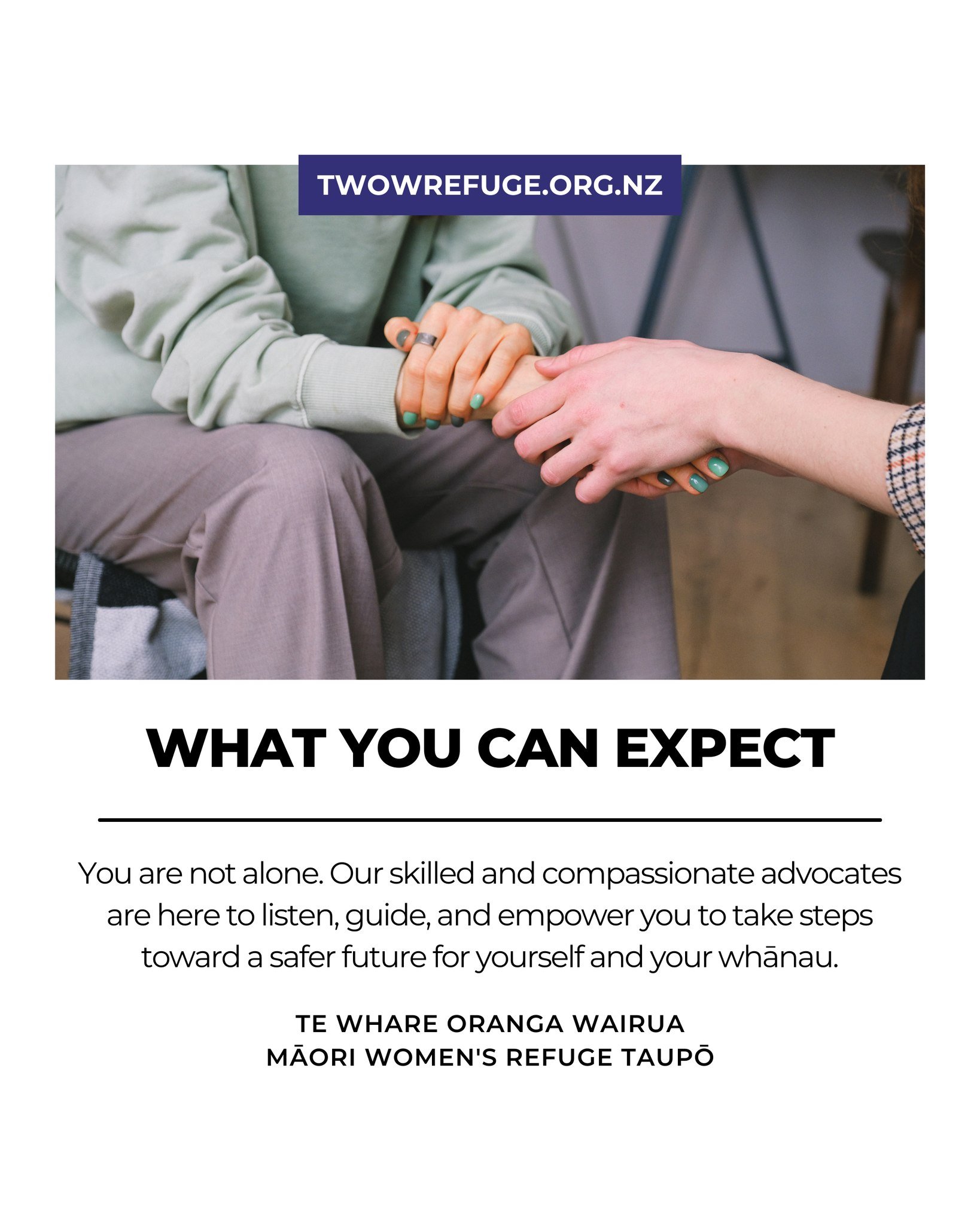 You are not alone. Our skilled and compassionate advocates are here to listen, guide, and empower you to take steps toward a safer future for yourself and your whānau.