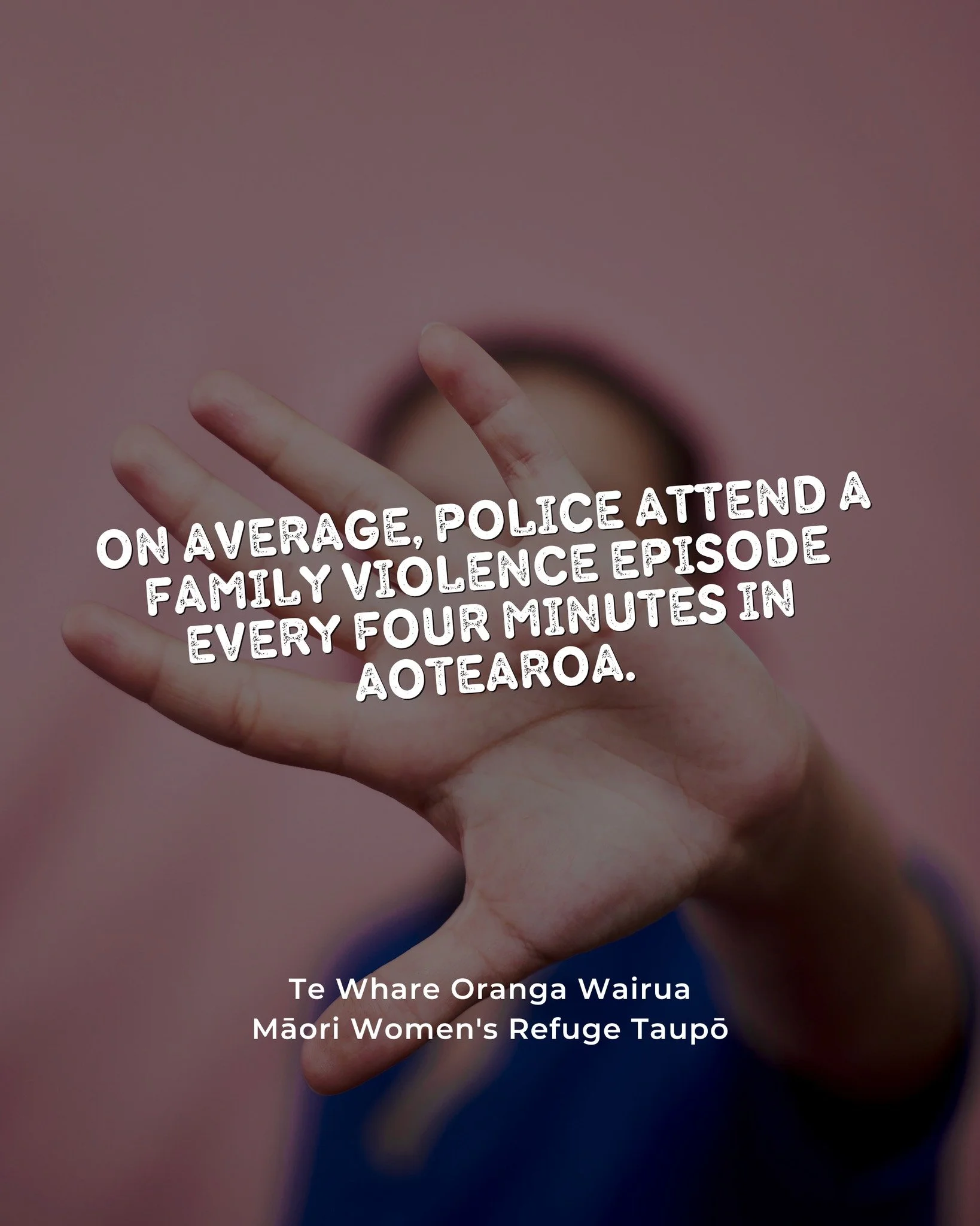 On average, police attend a family violence episode every four minutes in Aotearoa.
This alarming statistic highlights the prevalence of family violence in our communities and the urgent need for continued awareness, support, and action.

Every minut