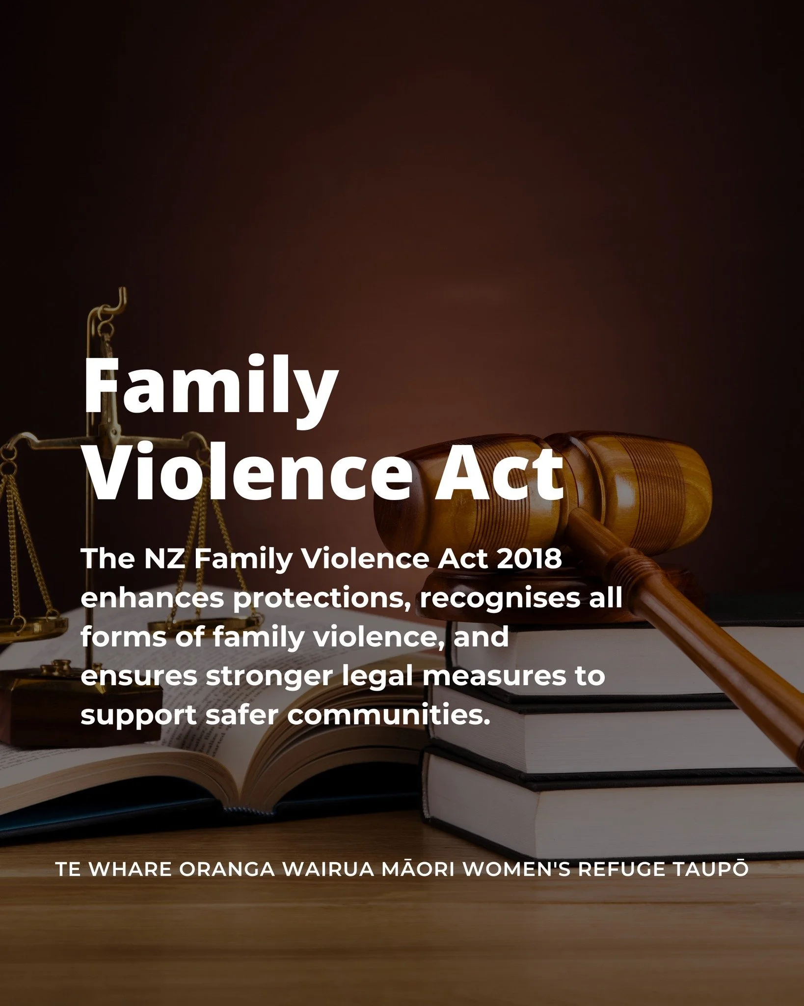 Protecting our communities: The Family Violence Act 2018 in New Zealand strengthens the response to family violence. It focuses on improving safety for those experiencing family violence, addressing the patterns of abuse, and holding offenders accoun