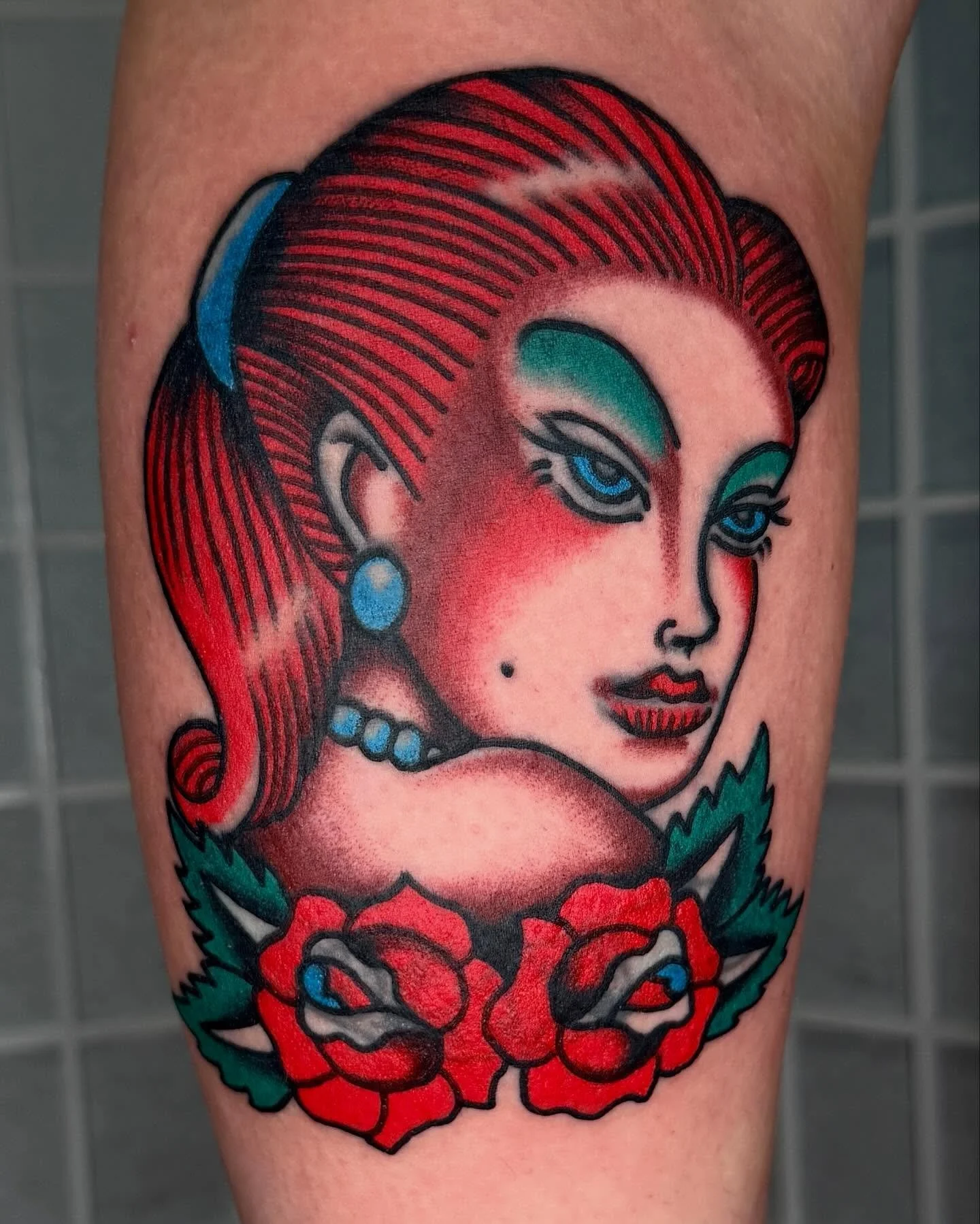 Rework coverup made at 🌹 @showtimetattooco 🌹