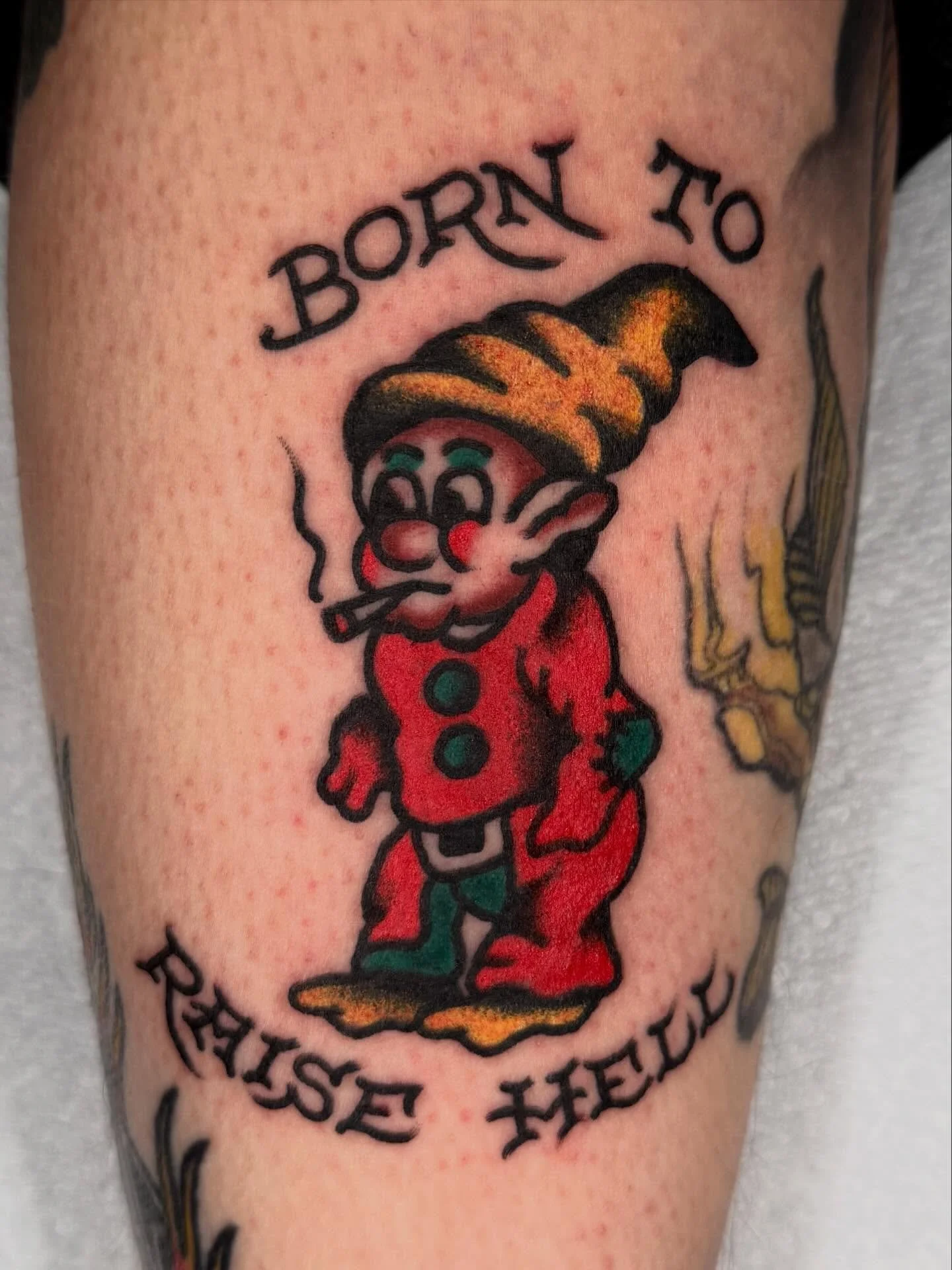 Now booking JANUARY! Hit the DM to wear your dreams 🕉️ @showtimetattooco ☮️