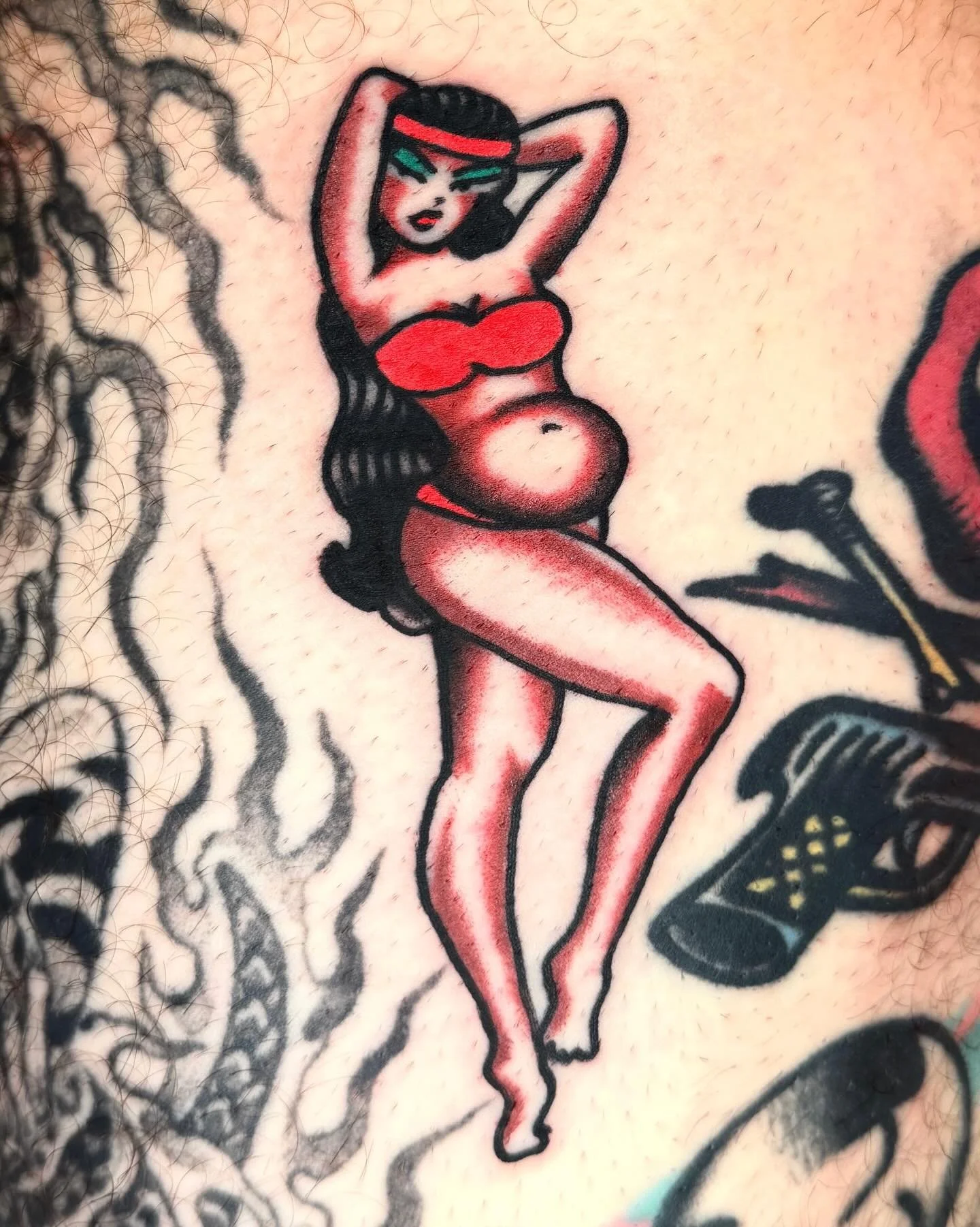 💐 Happy Mother&rsquo;s Day 💐 made at @showtimetattooco for my good friend @mattbrucetattoo