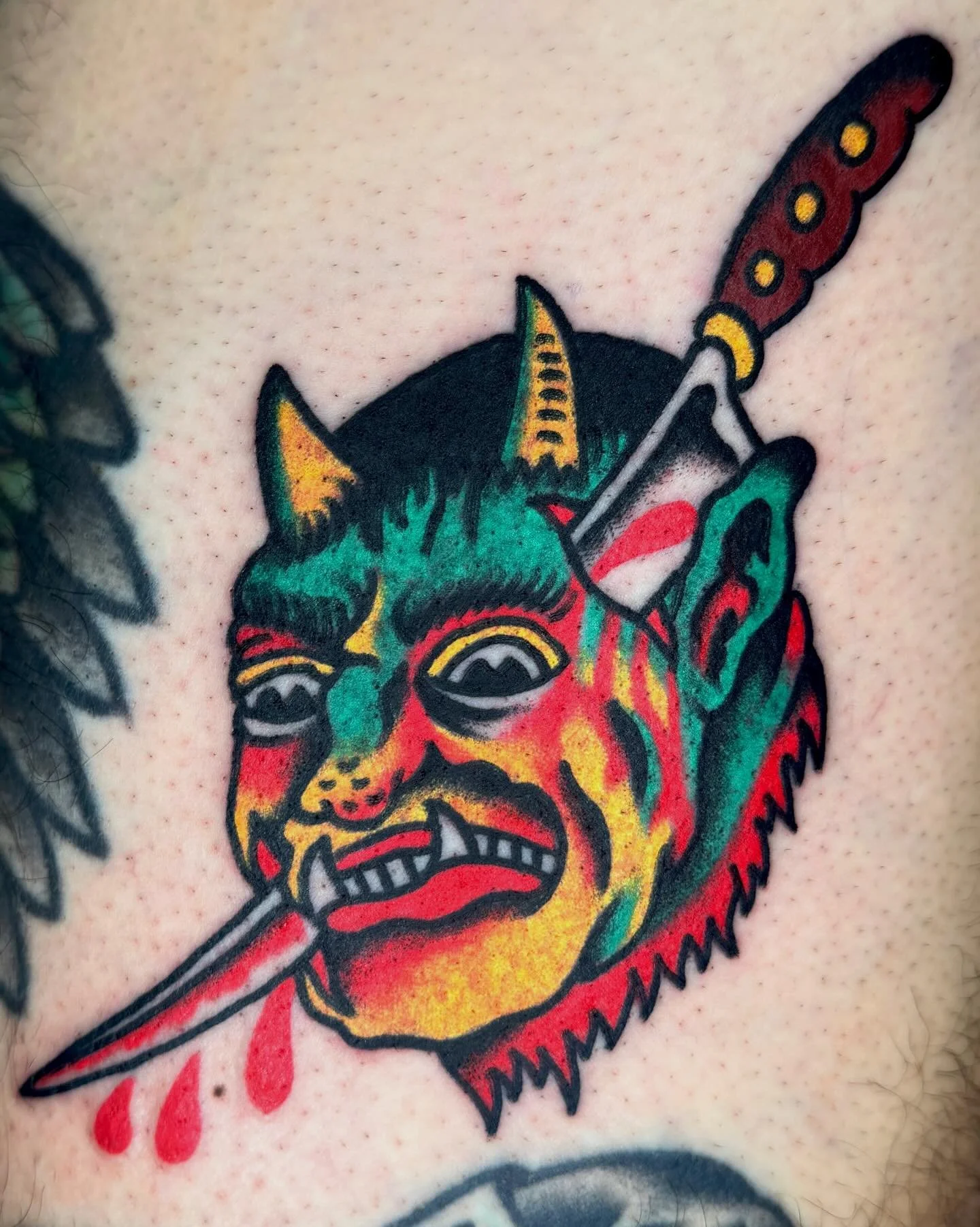 Made yesterday at Vancouver&rsquo;s finest 🩸🩸🩸 @showtimetattooco 🩸🩸🩸