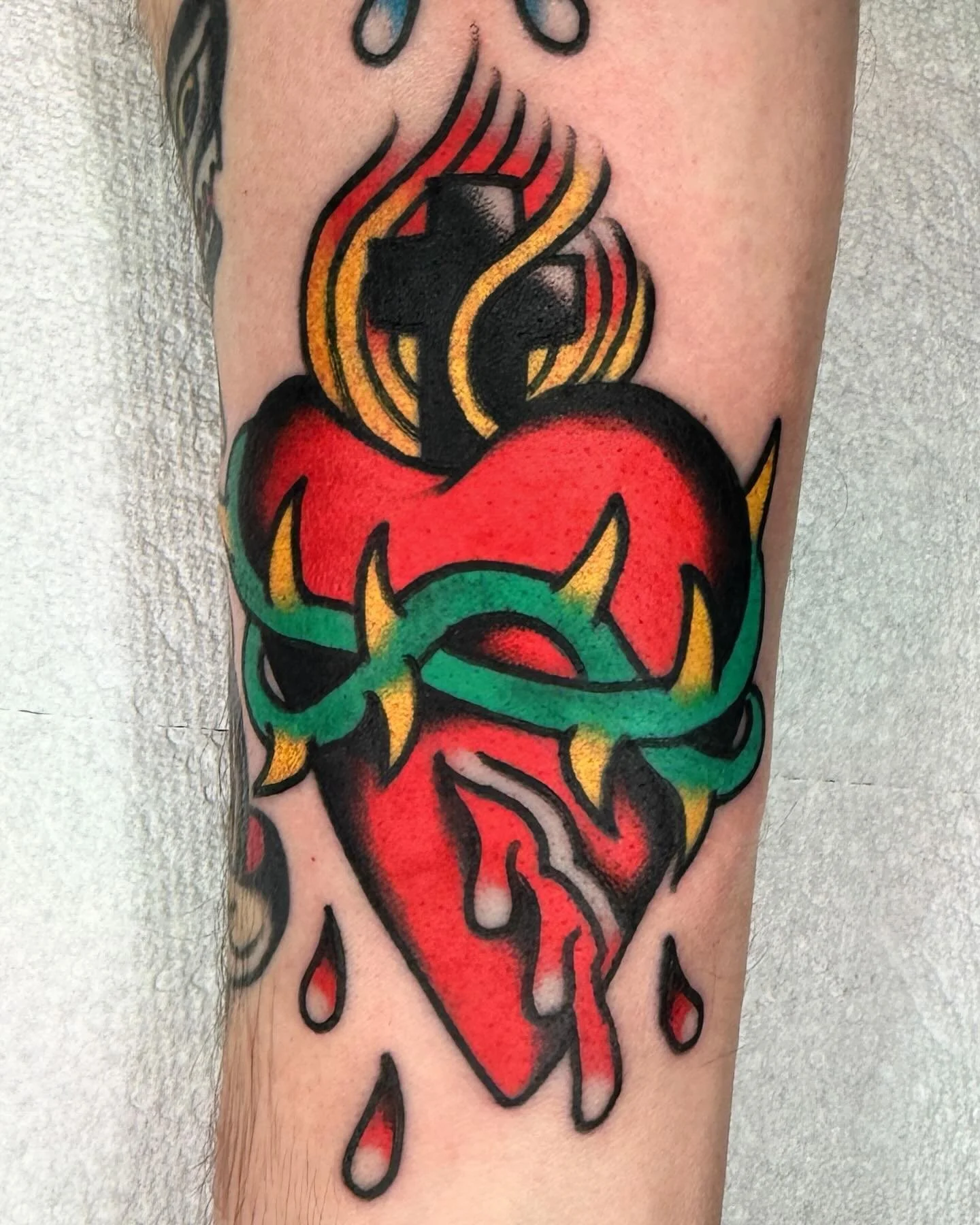 Heart stack made at &hearts;️❤️&zwj;🔥 @showtimetattooco ❤️&zwj;🔥&hearts;️