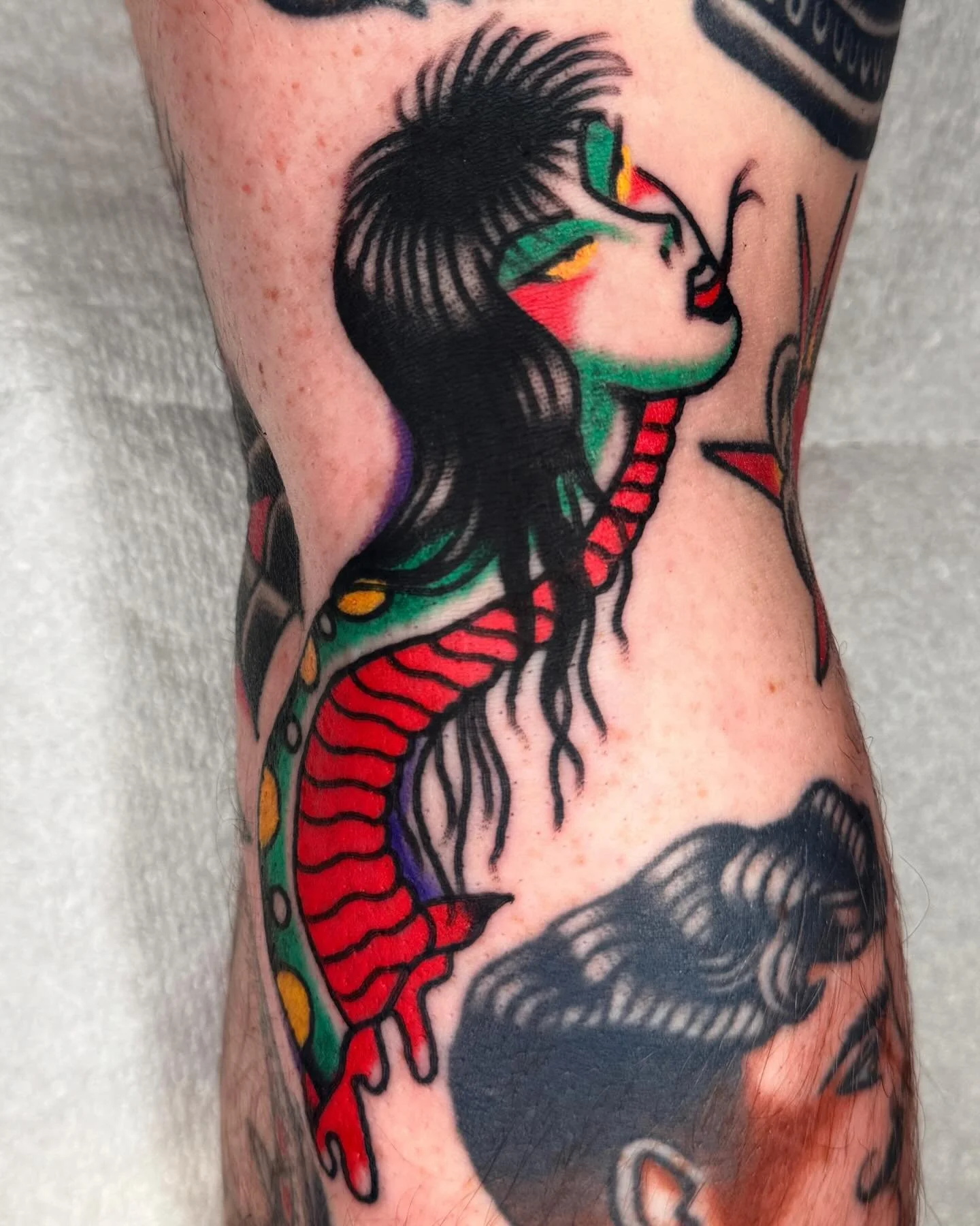 Hardy Nure-onna made at Vancouver&rsquo;s 🩸 @showtimetattooco 🩸