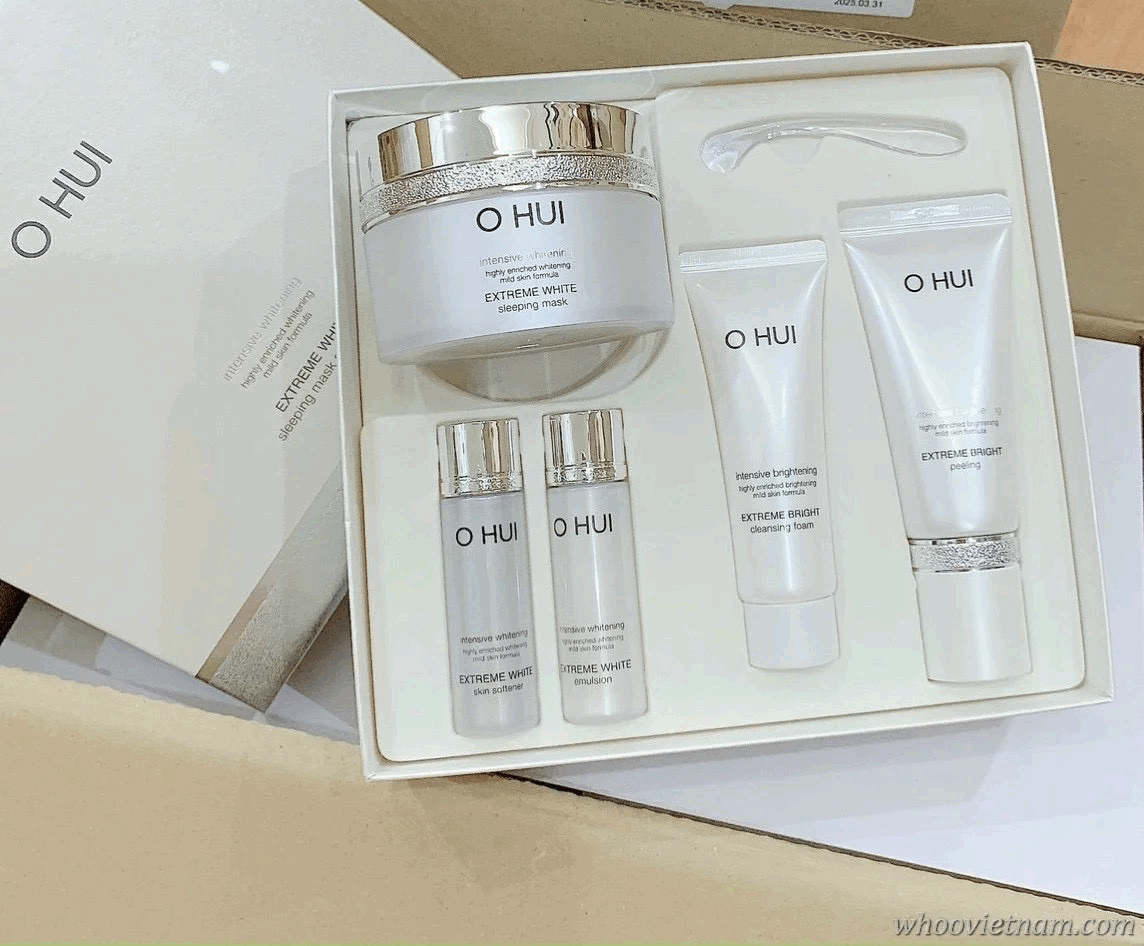 O HUI Extreme White Sleeping Mask Cream Set