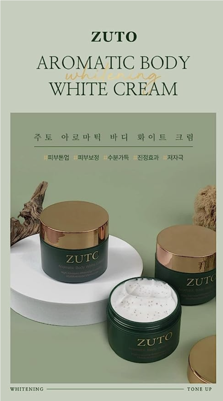 ZUTO Aromatic Body White Cream