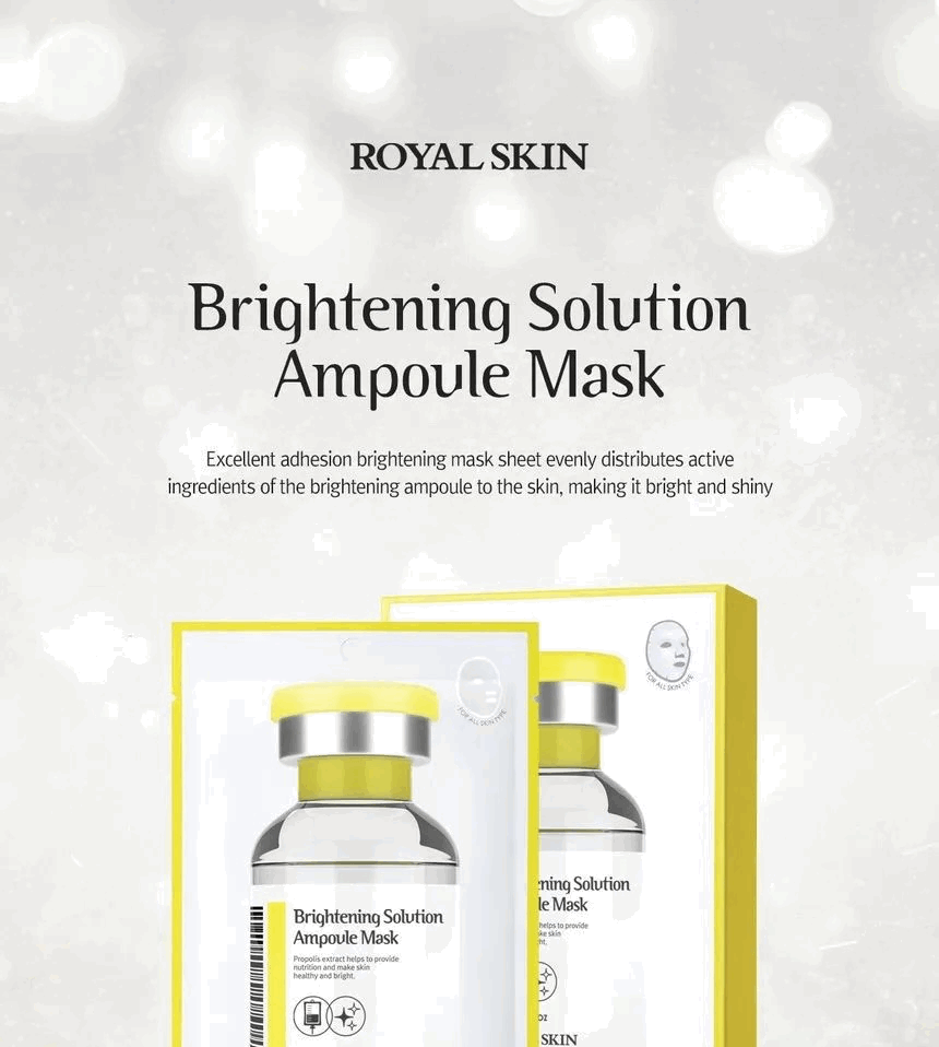 ROYAL SKIN Brightening Solution Ampoule Mask
