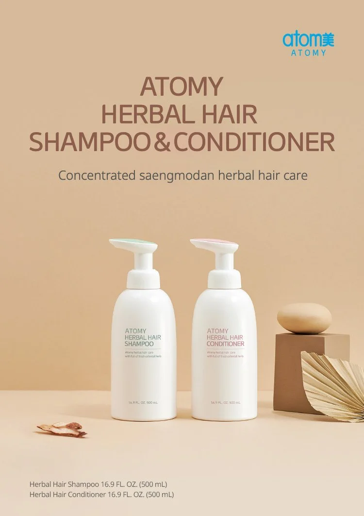 ATOMY Herbal Hair Shampoo + Conditioner